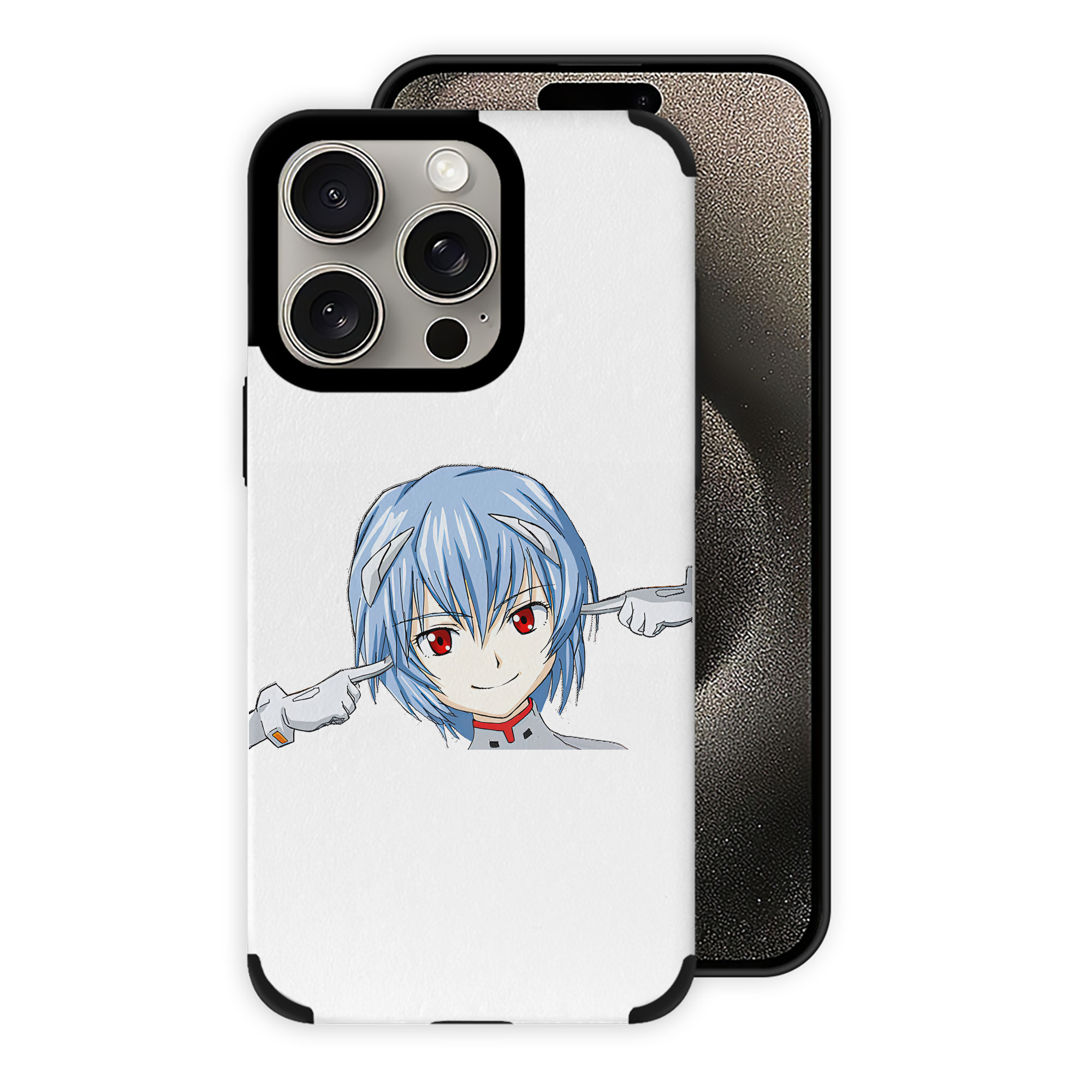 （画像用） EVA 新世紀エヴァンゲリオン 【iPhone15ProMax対応】 PUレザー スマホケース 耐衝撃＆黄変防止