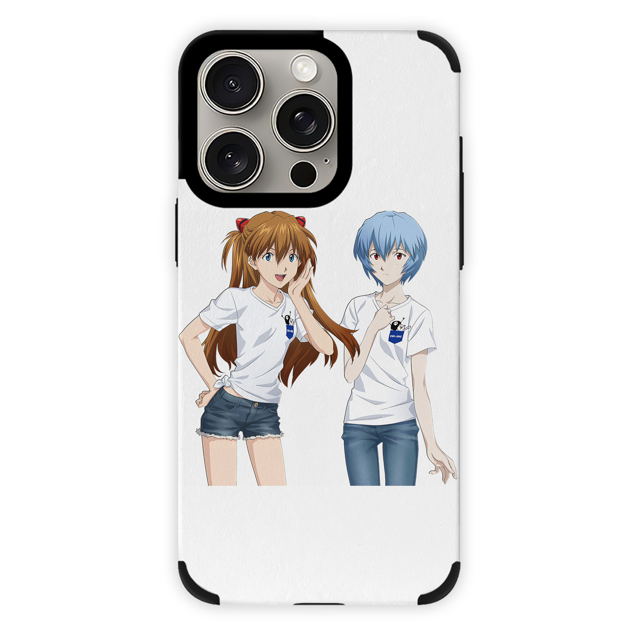 （画像用） EVA 新世紀エヴァンゲリオン 【iPhone15ProMax対応】 PUレザー スマホケース 耐衝撃＆黄変防止