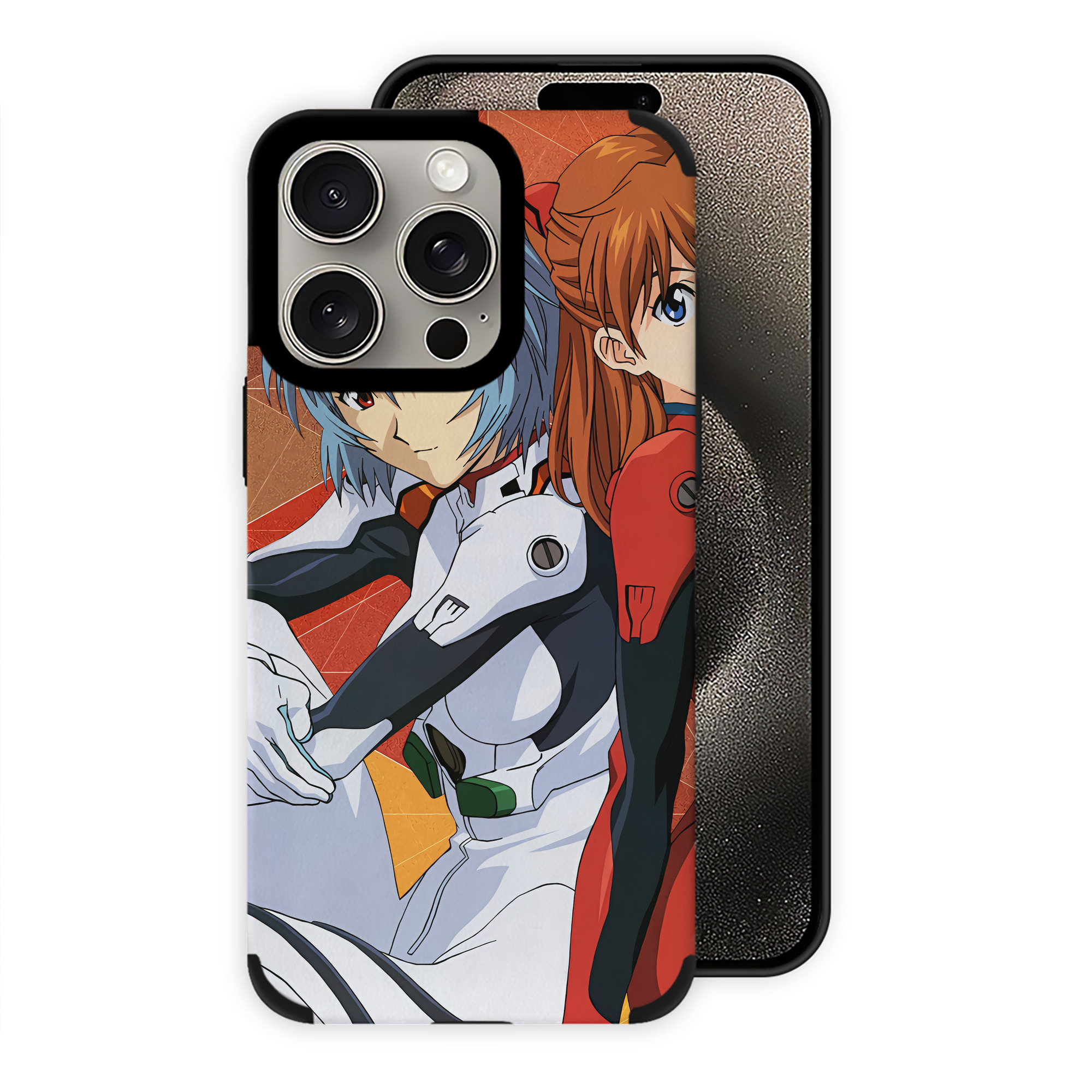 （画像用） EVA 新世紀エヴァンゲリオン 【iPhone15ProMax対応】 PUレザー スマホケース 耐衝撃＆黄変防止
