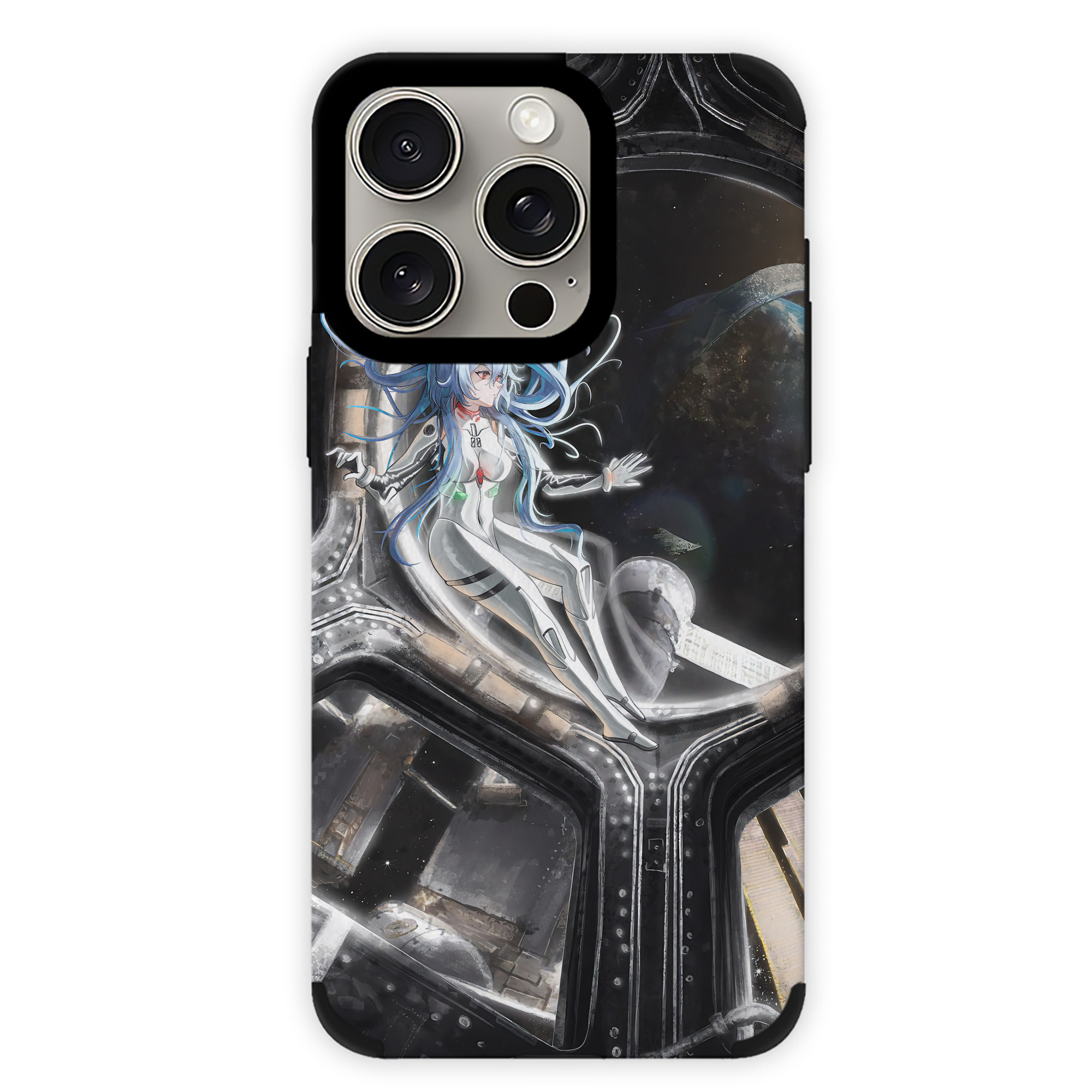 （画像用） EVA 新世紀エヴァンゲリオン 【iPhone15ProMax対応】 PUレザー スマホケース 耐衝撃＆黄変防止