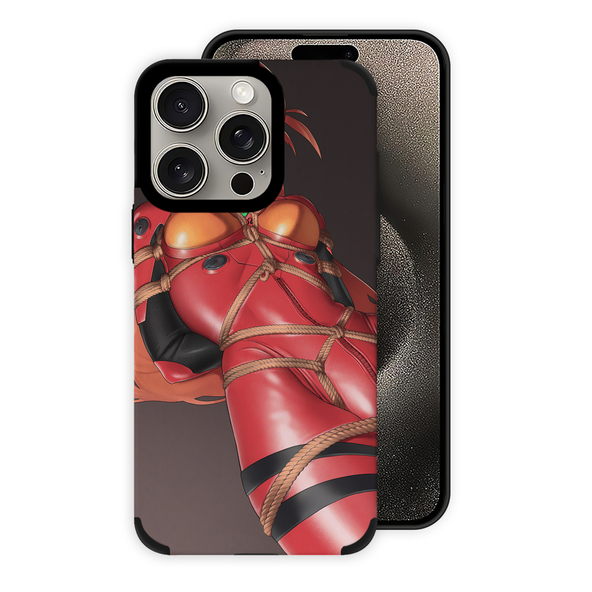 （画像用） EVA 新世紀エヴァンゲリオン 【iPhone15ProMax対応】 PUレザー スマホケース 耐衝撃＆黄変防止