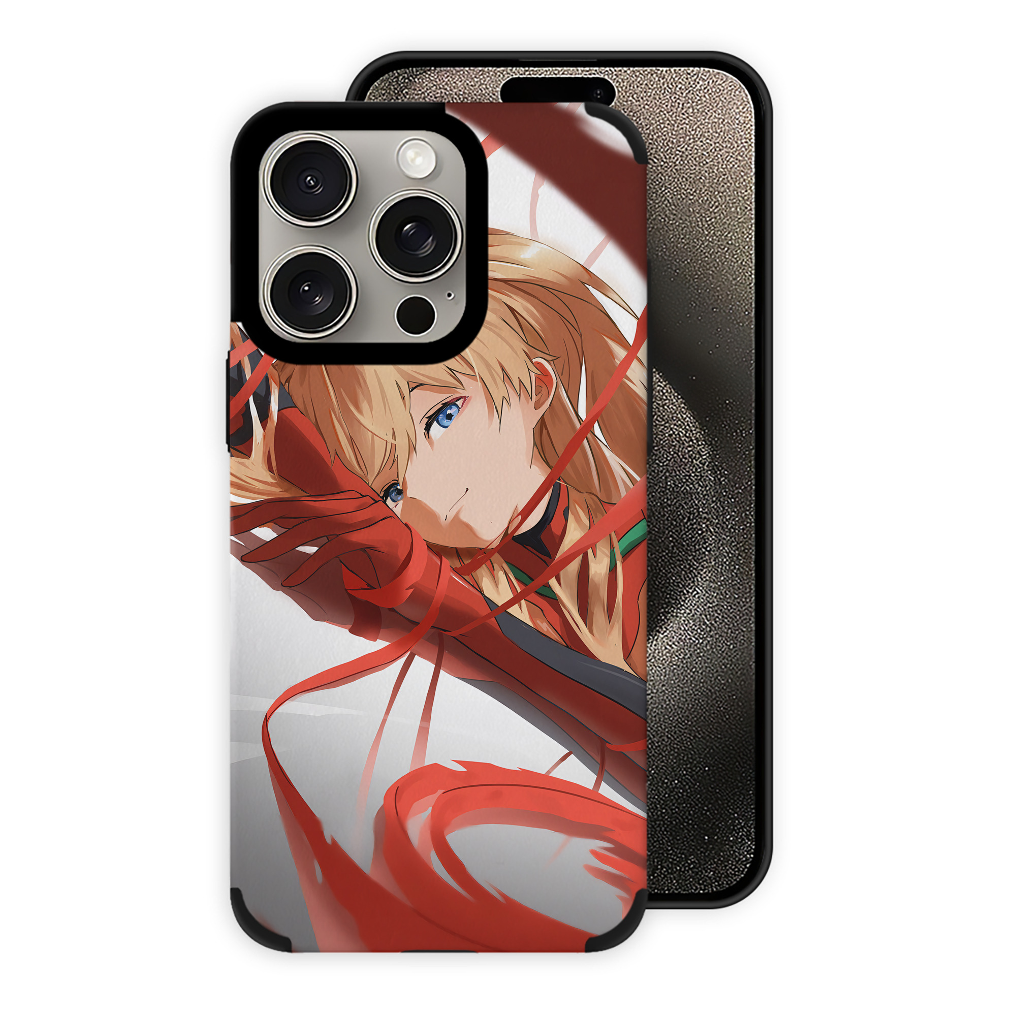 （画像用） EVA 新世紀エヴァンゲリオン 【iPhone15ProMax対応】 PUレザー スマホケース 耐衝撃＆黄変防止
