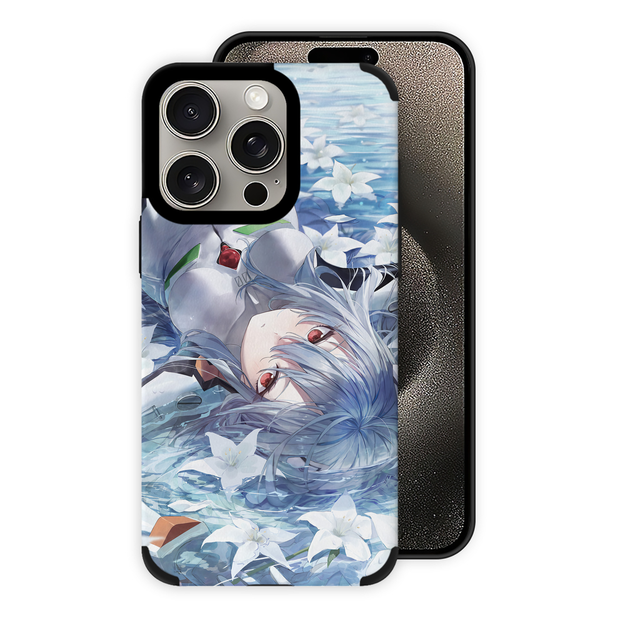 （画像用） EVA 新世紀エヴァンゲリオン 【iPhone15ProMax対応】 PUレザー スマホケース 耐衝撃＆黄変防止