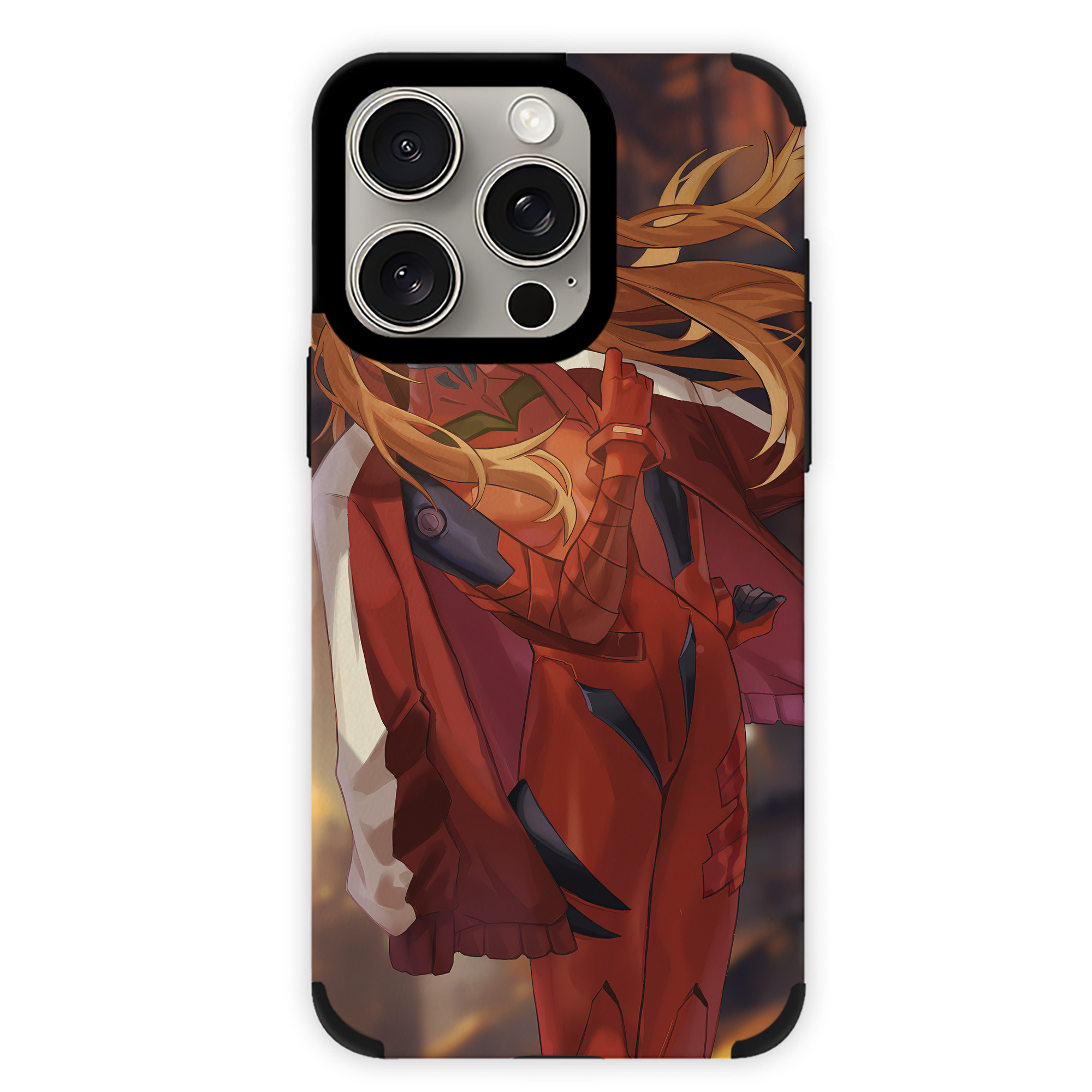 （画像用） EVA 新世紀エヴァンゲリオン 【iPhone15ProMax対応】 PUレザー スマホケース 耐衝撃＆黄変防止