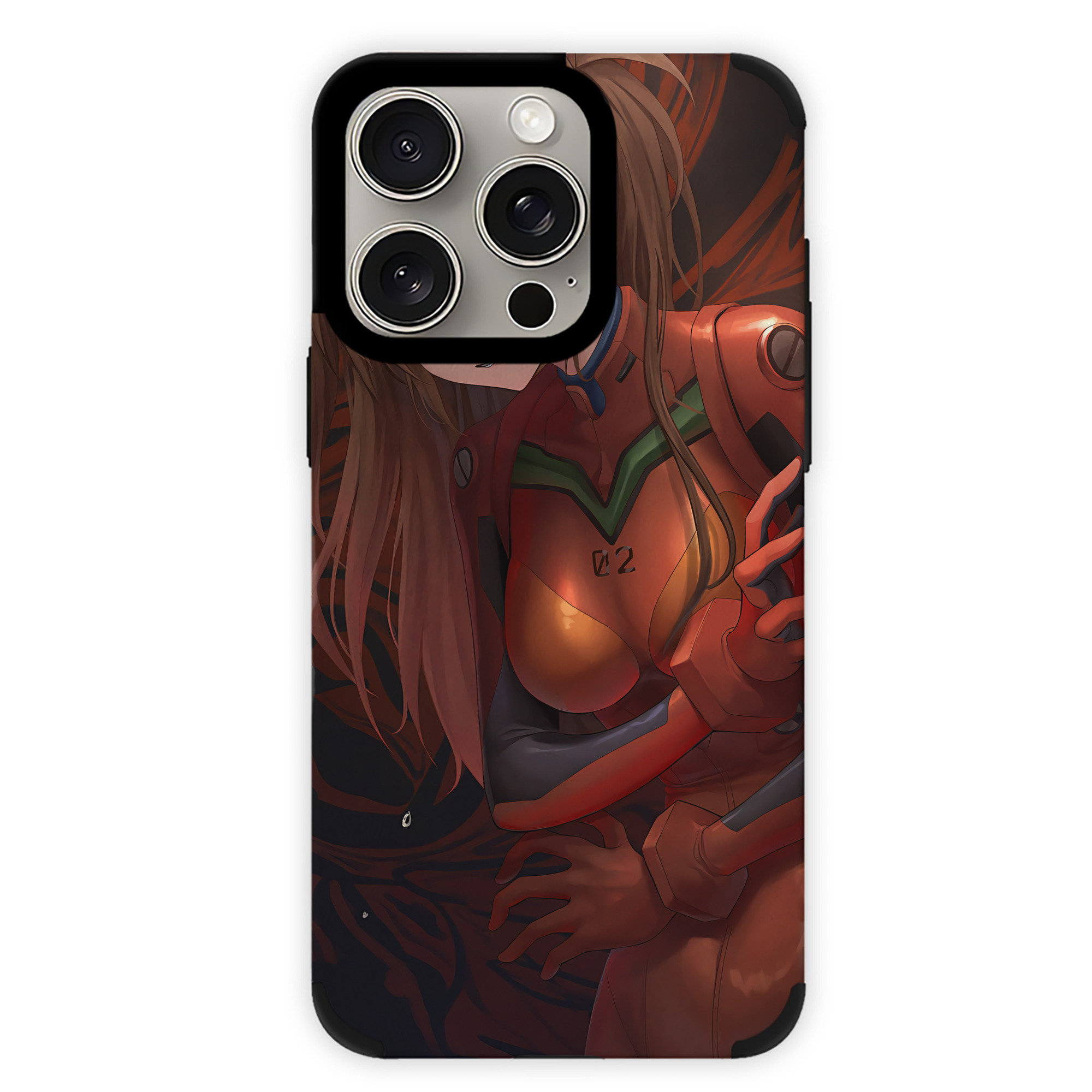 （画像用） EVA 新世紀エヴァンゲリオン 【iPhone15ProMax対応】 PUレザー スマホケース 耐衝撃＆黄変防止