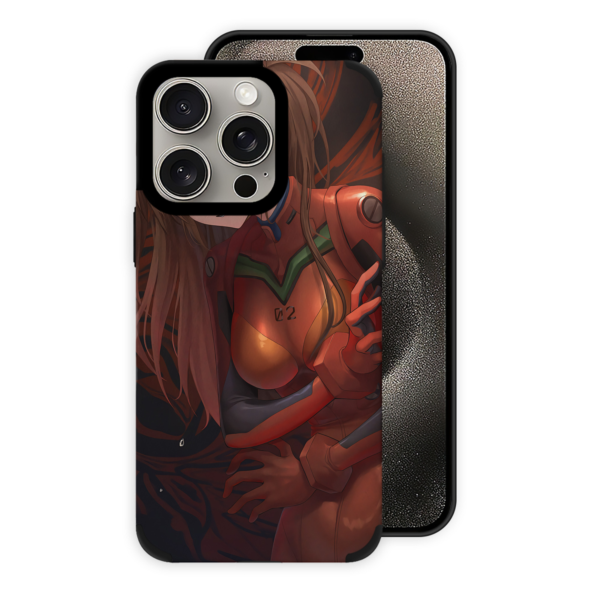 （画像用） EVA 新世紀エヴァンゲリオン 【iPhone15ProMax対応】 PUレザー スマホケース 耐衝撃＆黄変防止
