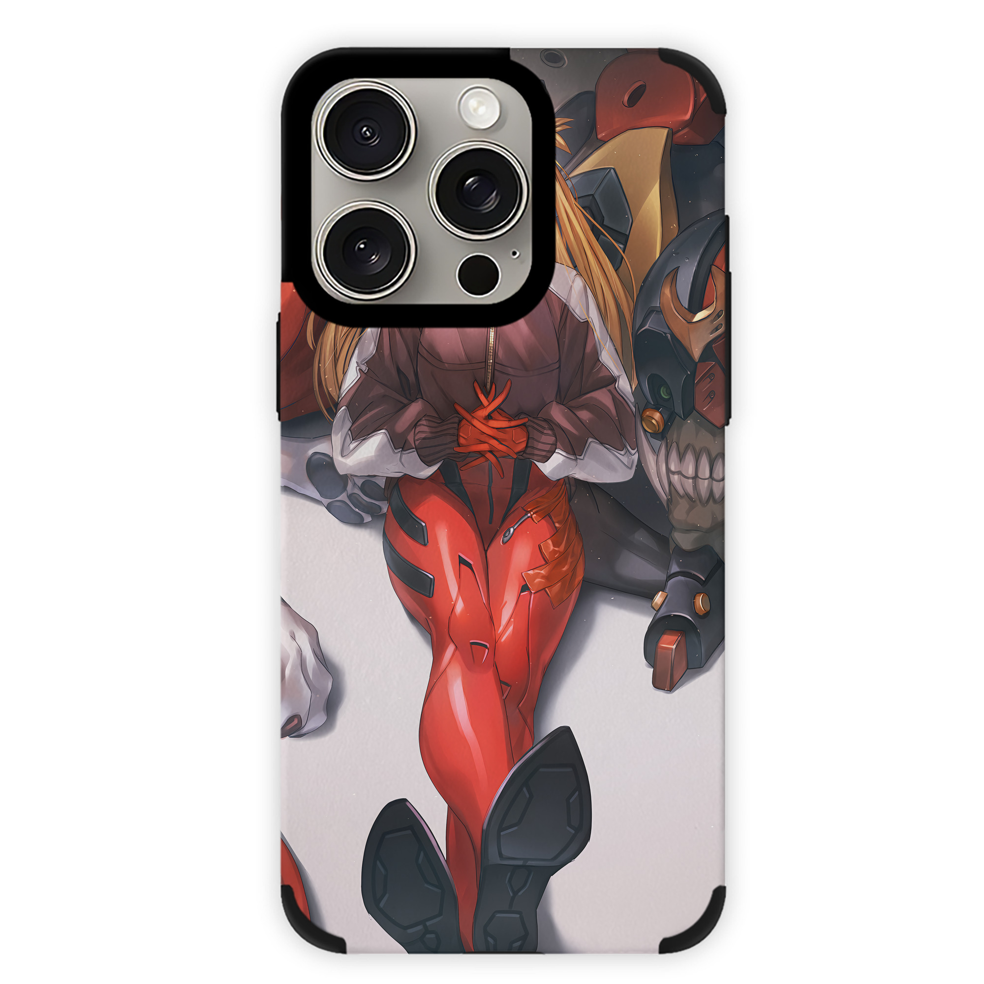 （画像用） EVA 新世紀エヴァンゲリオン 【iPhone15ProMax対応】 PUレザー スマホケース 耐衝撃＆黄変防止