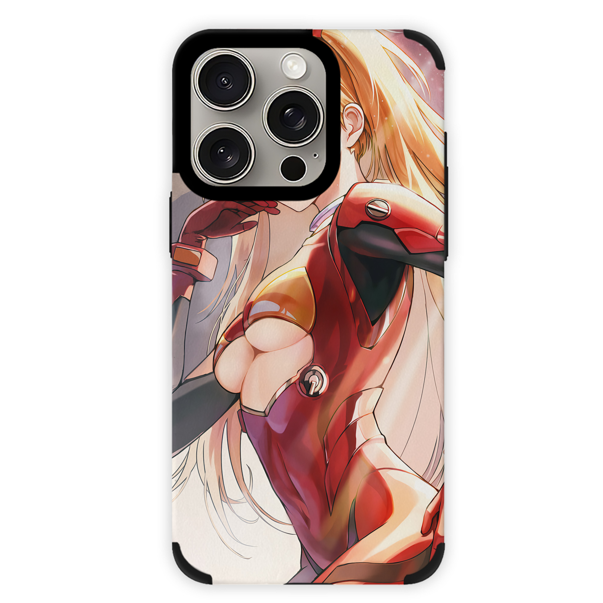 （画像用） EVA 新世紀エヴァンゲリオン 【iPhone15ProMax対応】 PUレザー スマホケース 耐衝撃＆黄変防止