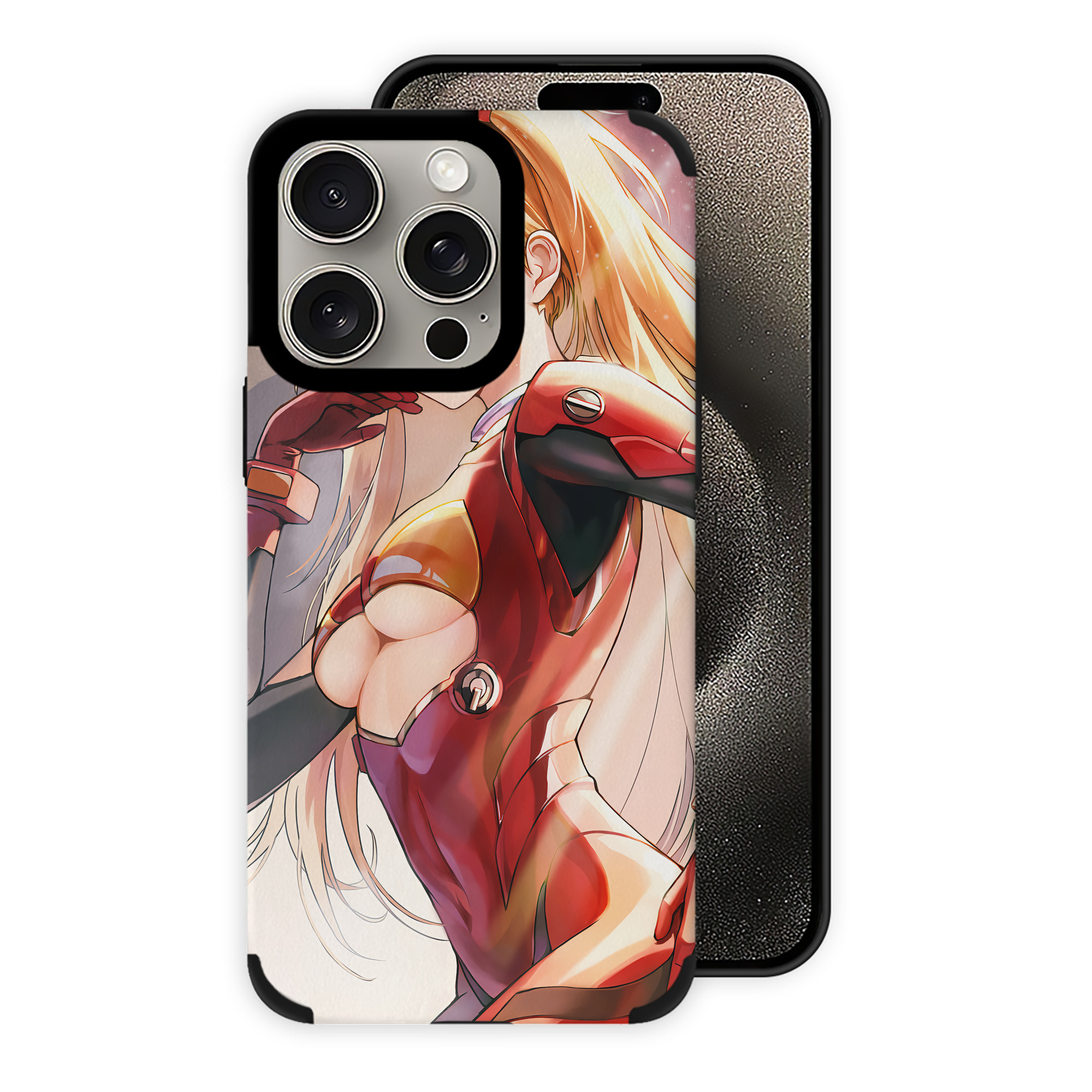 （画像用） EVA 新世紀エヴァンゲリオン 【iPhone15ProMax対応】 PUレザー スマホケース 耐衝撃＆黄変防止