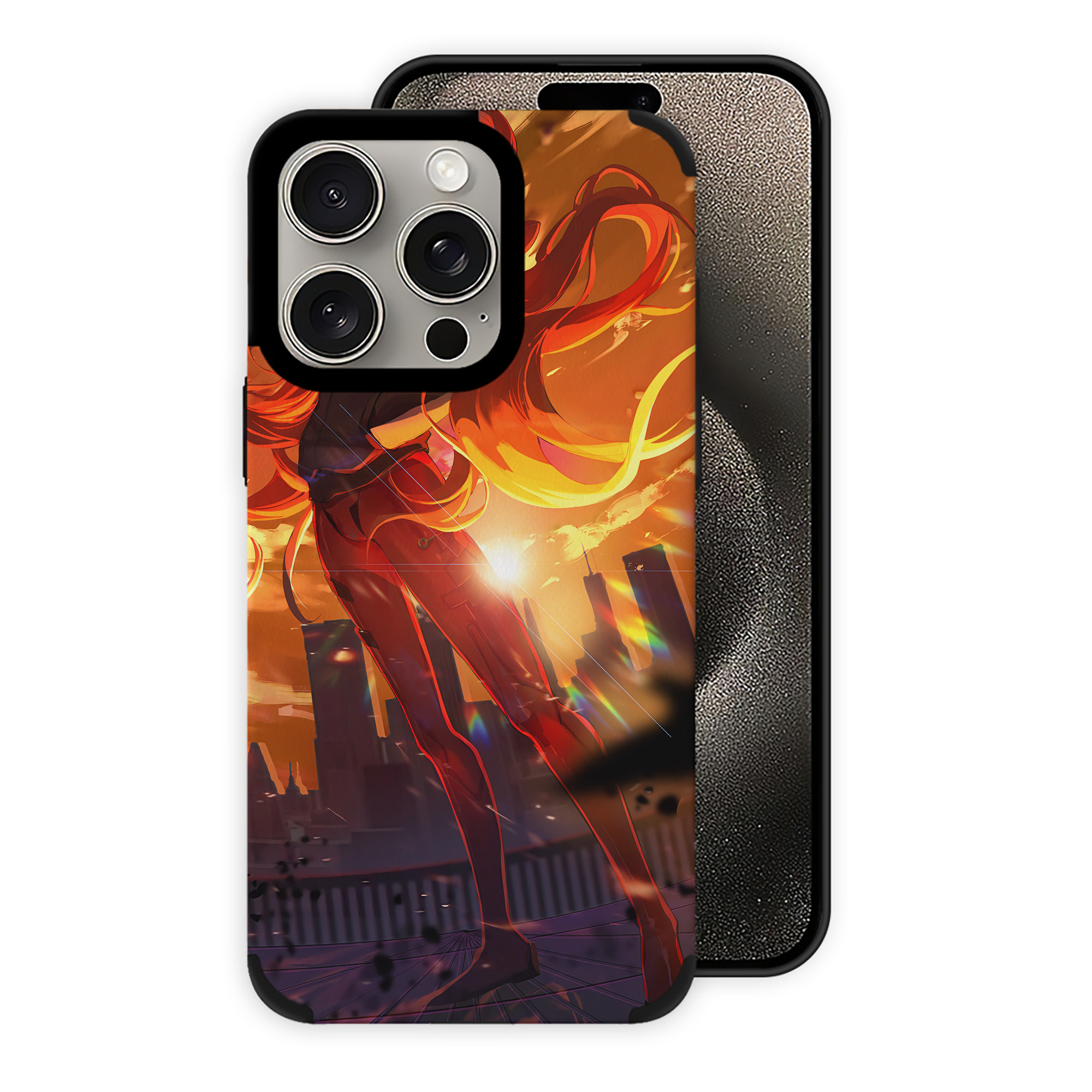 （画像用） EVA 新世紀エヴァンゲリオン 【iPhone15ProMax対応】 PUレザー スマホケース 耐衝撃＆黄変防止