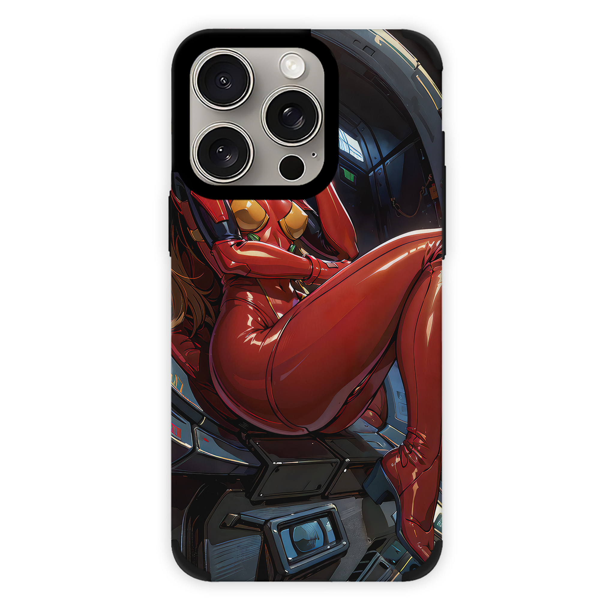 （画像用） EVA 新世紀エヴァンゲリオン 【iPhone15ProMax対応】 PUレザー スマホケース 耐衝撃＆黄変防止