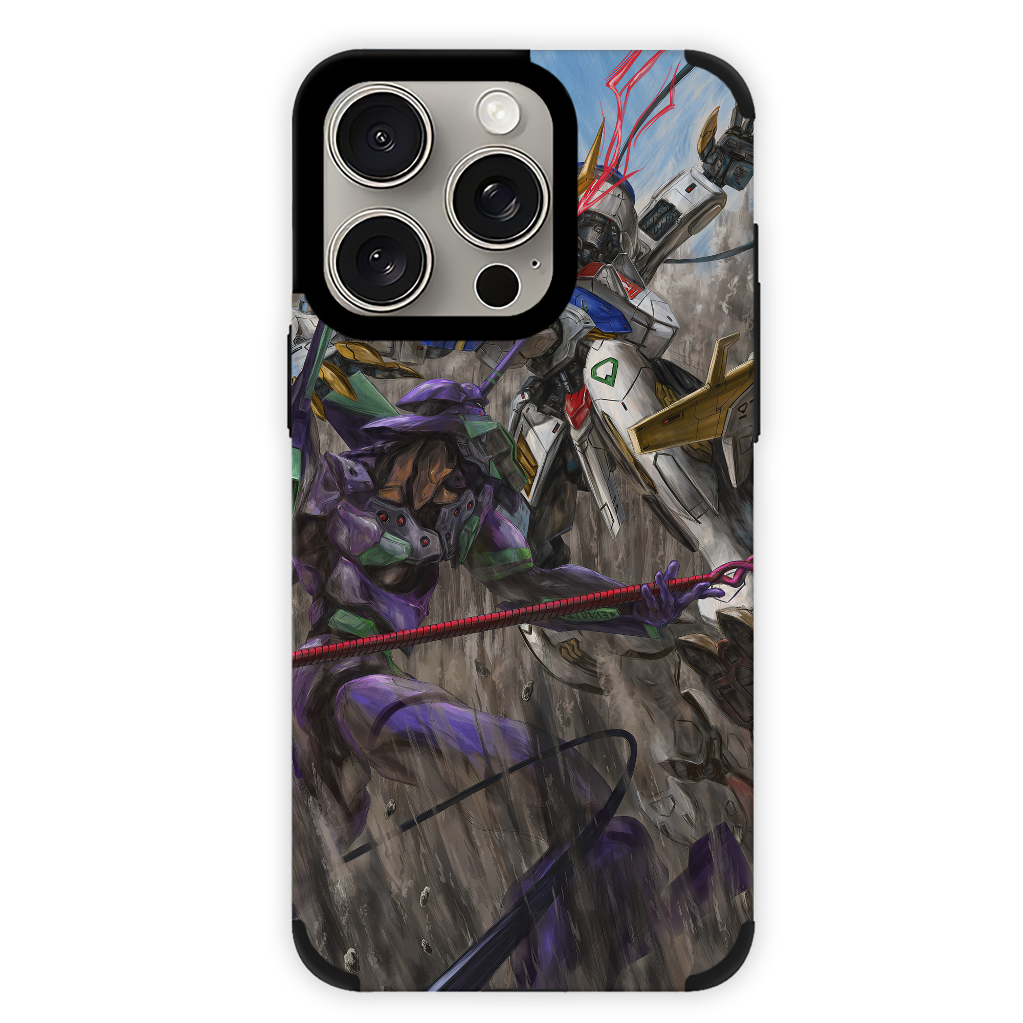 （画像用） EVA 新世紀エヴァンゲリオン 【iPhone15ProMax対応】 PUレザー スマホケース 耐衝撃＆黄変防止