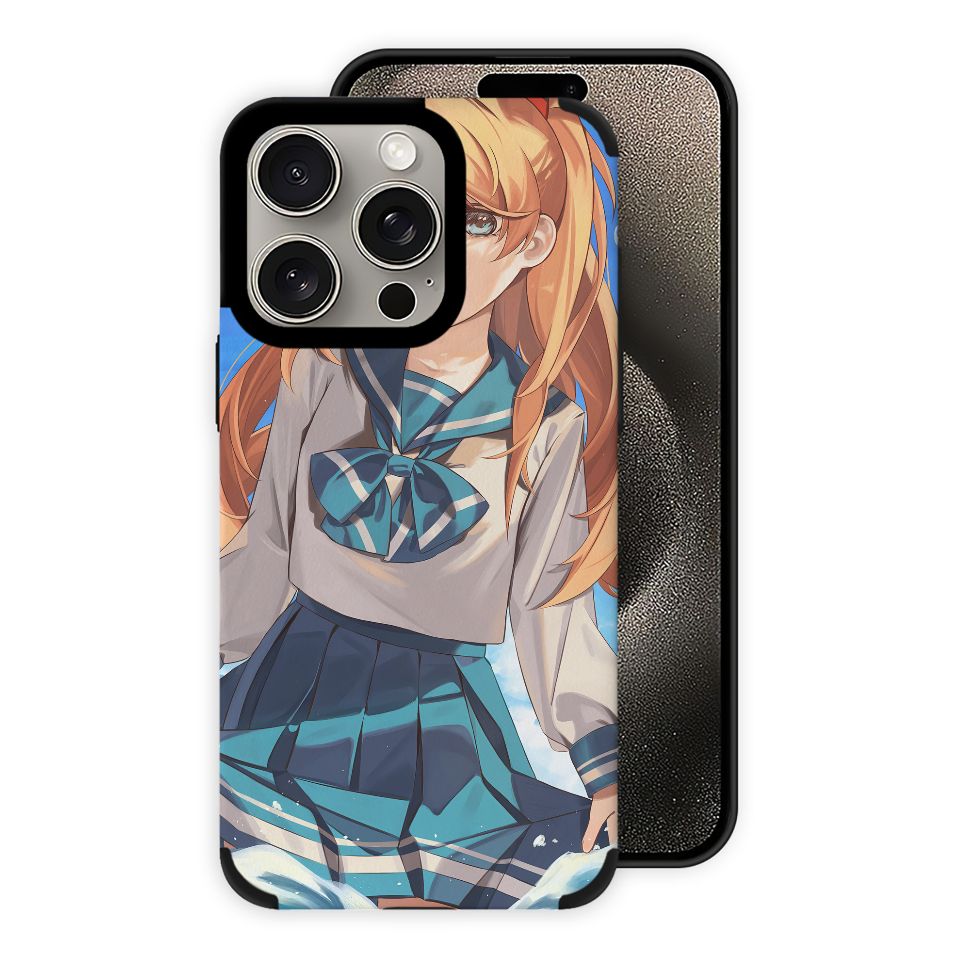 （画像用） EVA 新世紀エヴァンゲリオン 【iPhone15ProMax対応】 PUレザー スマホケース 耐衝撃＆黄変防止