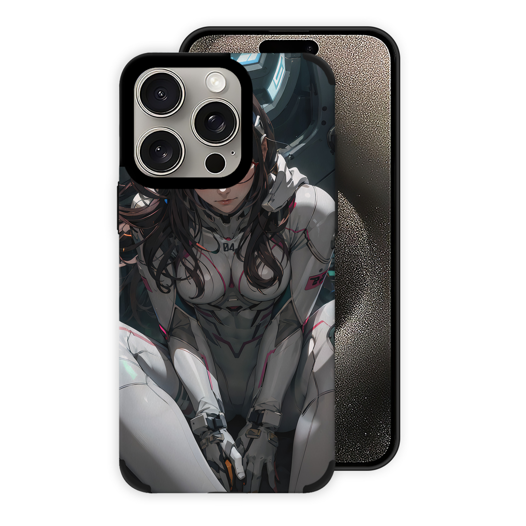 （画像用） EVA 新世紀エヴァンゲリオン 【iPhone15ProMax対応】 PUレザー スマホケース 耐衝撃＆黄変防止