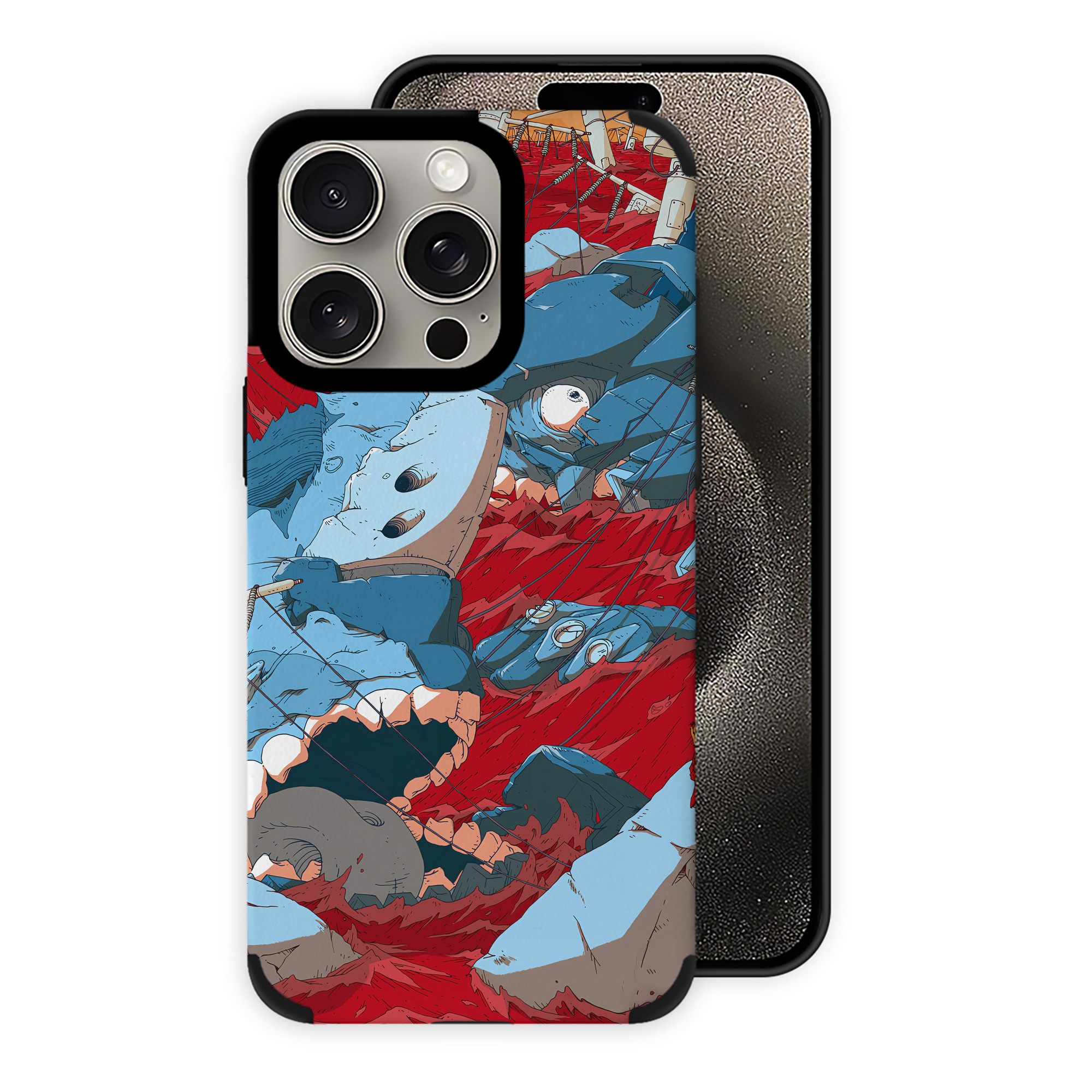 （画像用） EVA 新世紀エヴァンゲリオン 【iPhone15ProMax対応】 PUレザー スマホケース 耐衝撃＆黄変防止