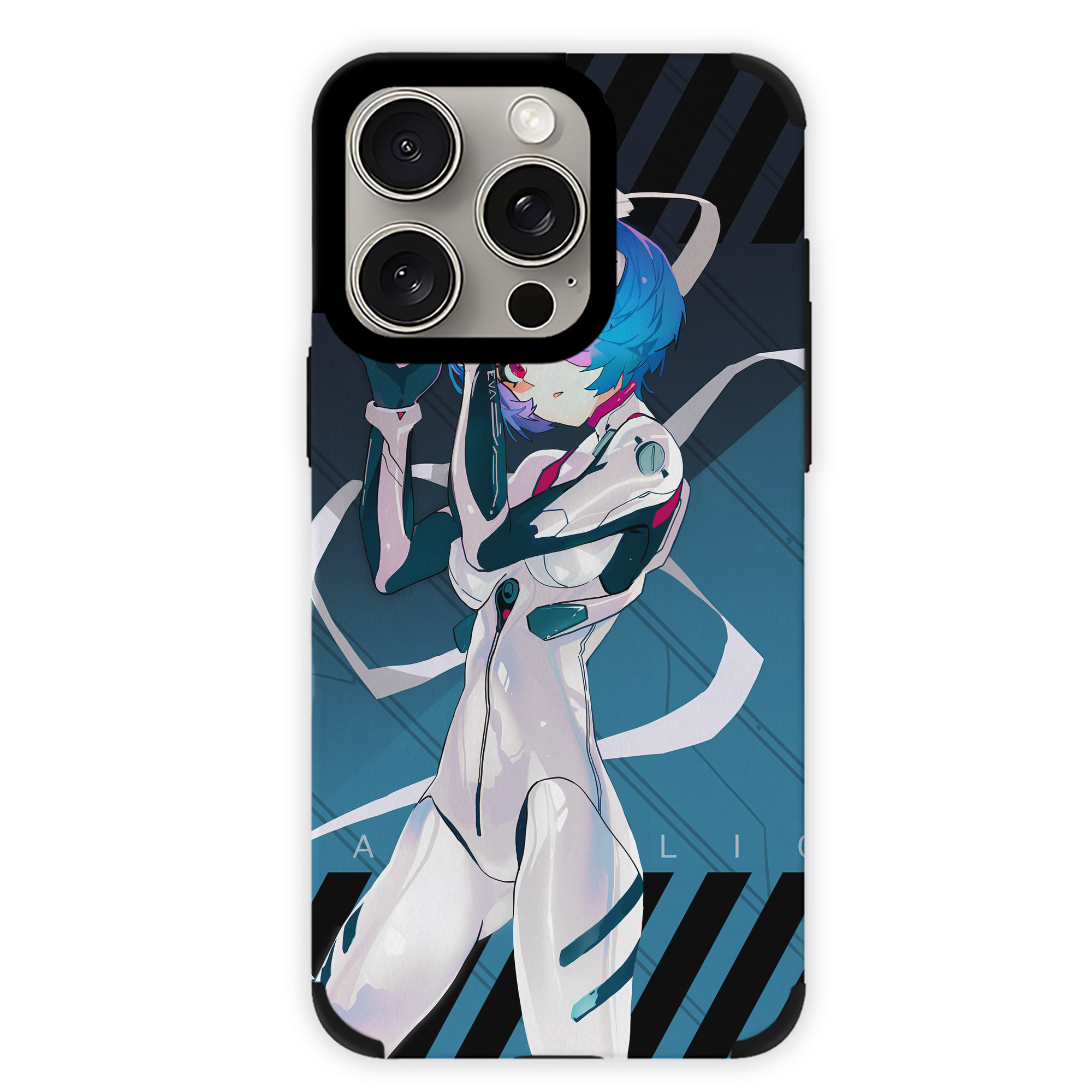 （画像用） EVA 新世紀エヴァンゲリオン 【iPhone15ProMax対応】 PUレザー スマホケース 耐衝撃＆黄変防止