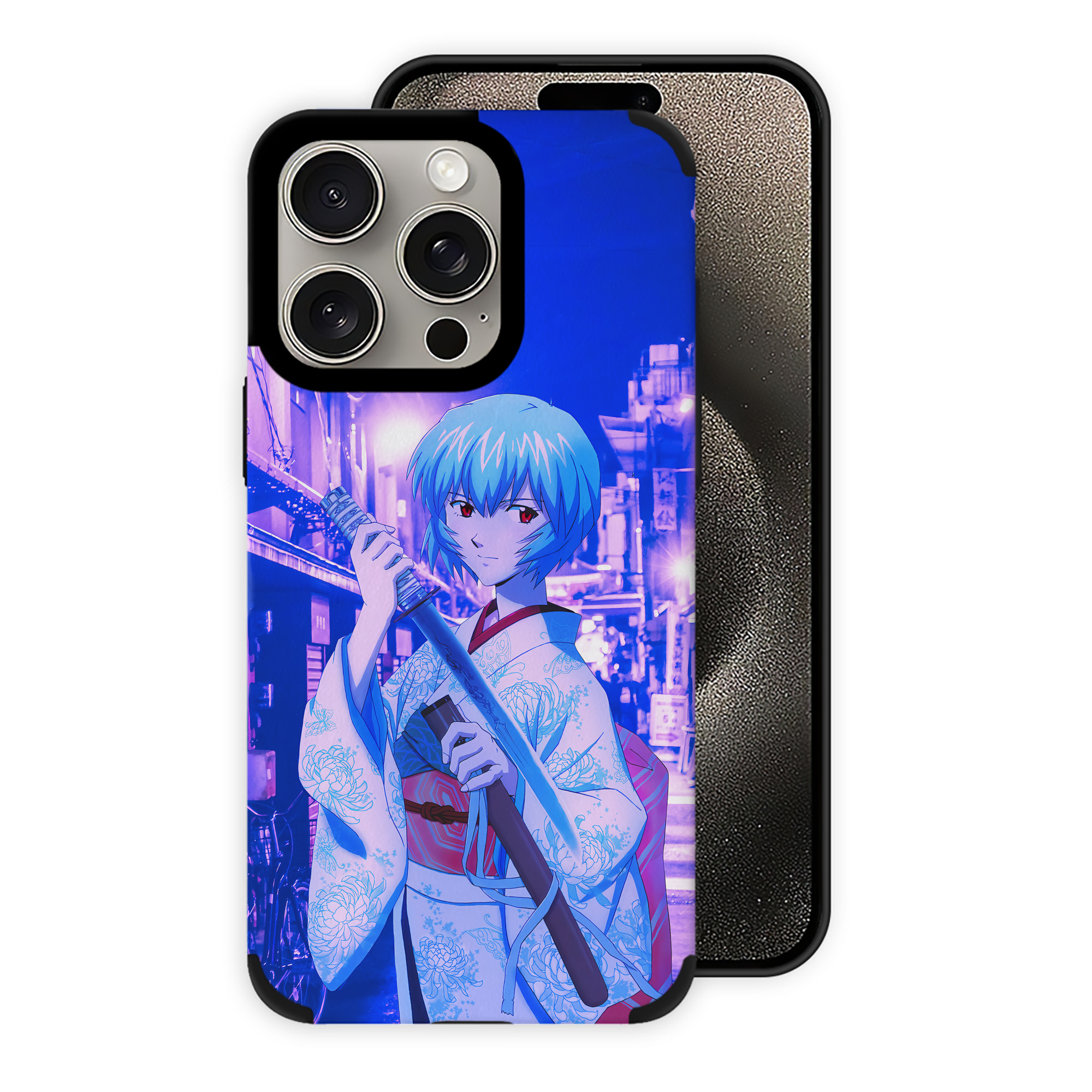 （画像用） EVA 新世紀エヴァンゲリオン 【iPhone15ProMax対応】 PUレザー スマホケース 耐衝撃＆黄変防止