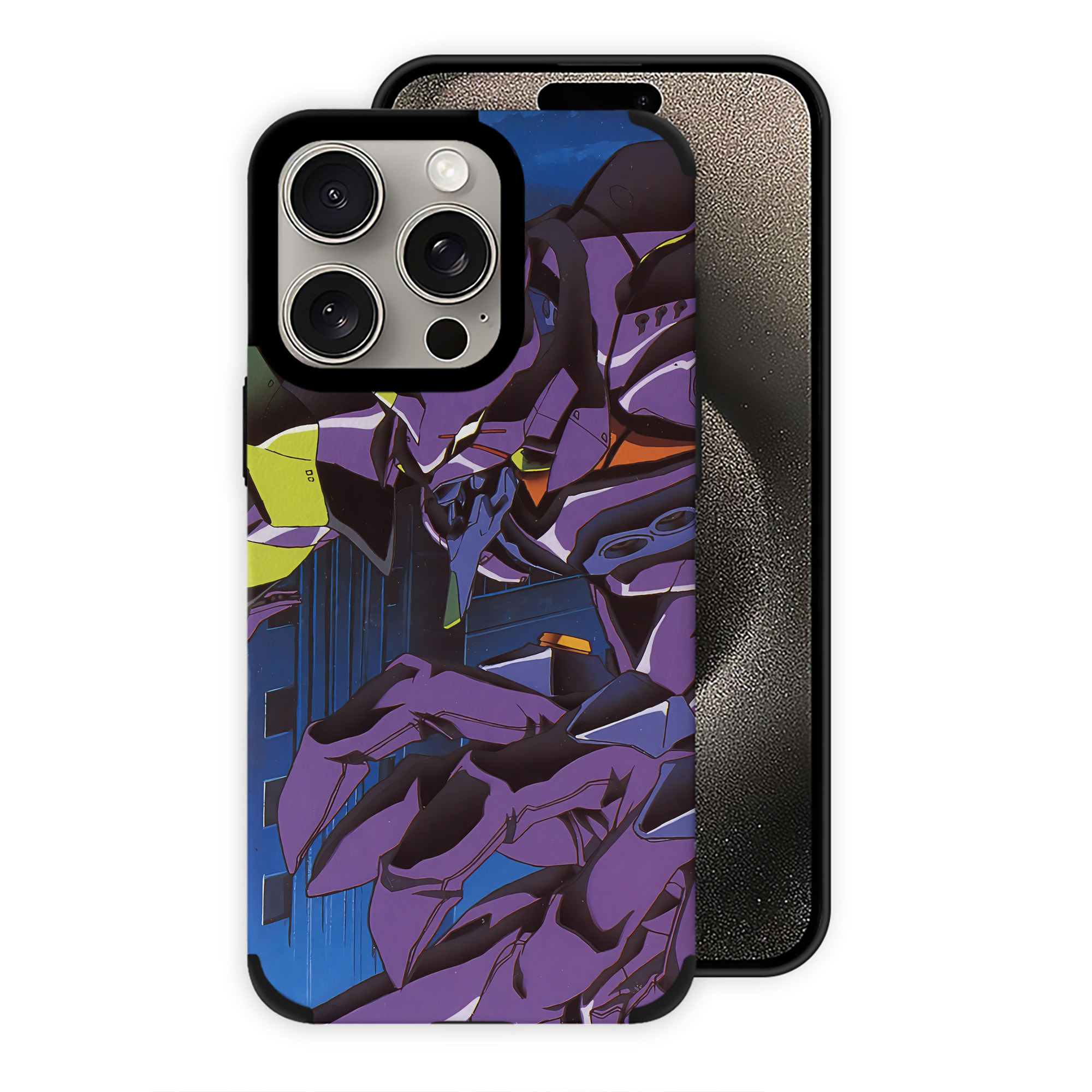 （画像用） EVA 新世紀エヴァンゲリオン 【iPhone15ProMax対応】 PUレザー スマホケース 耐衝撃＆黄変防止