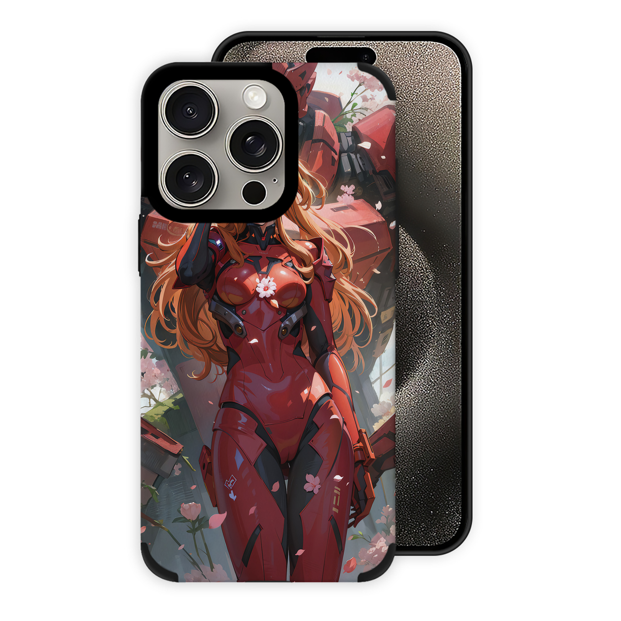 （画像用） EVA 新世紀エヴァンゲリオン 【iPhone15ProMax対応】 PUレザー スマホケース 耐衝撃＆黄変防止