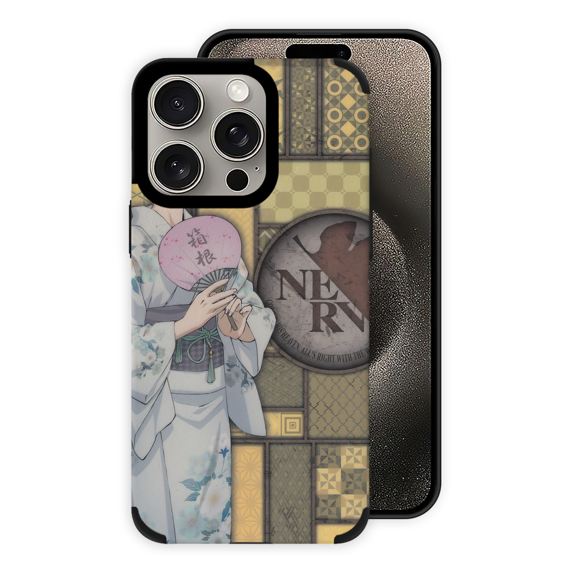 （画像用） EVA 新世紀エヴァンゲリオン 【iPhone15ProMax対応】 PUレザー スマホケース 耐衝撃＆黄変防止