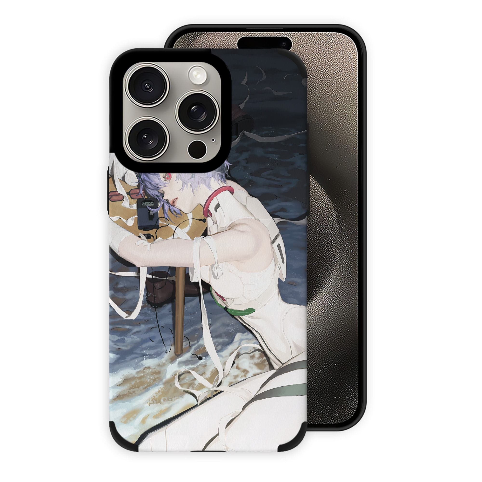 （画像用） EVA 新世紀エヴァンゲリオン 【iPhone15ProMax対応】 PUレザー スマホケース 耐衝撃＆黄変防止
