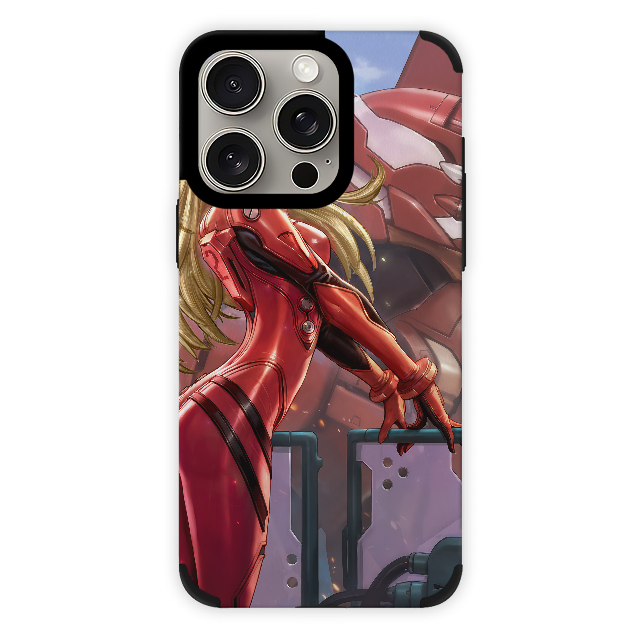 （画像用） EVA 新世紀エヴァンゲリオン 【iPhone15ProMax対応】 PUレザー スマホケース 耐衝撃＆黄変防止
