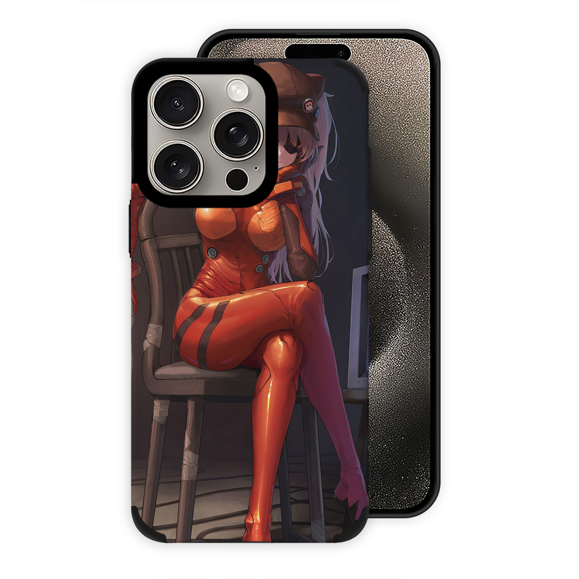 （画像用） EVA 新世紀エヴァンゲリオン 【iPhone15ProMax対応】 PUレザー スマホケース 耐衝撃＆黄変防止