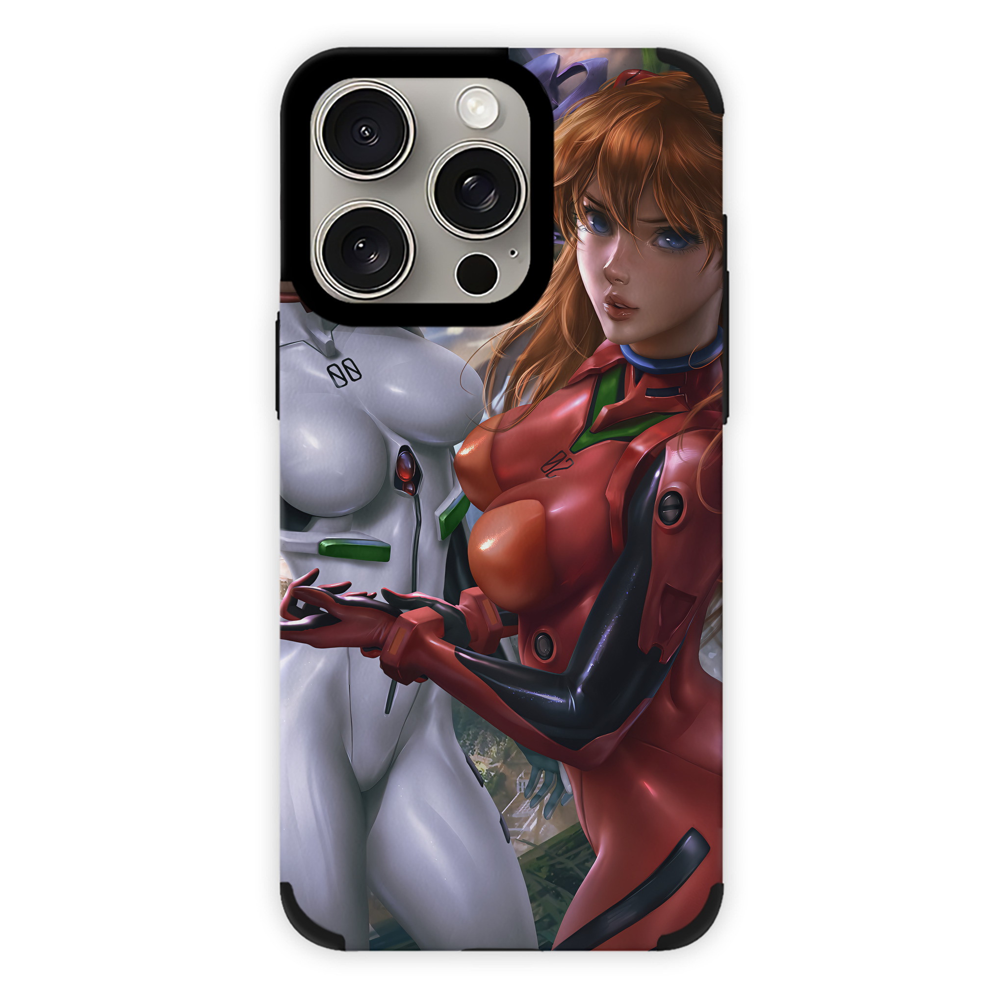 （画像用） EVA 新世紀エヴァンゲリオン 【iPhone15ProMax対応】 PUレザー スマホケース 耐衝撃＆黄変防止
