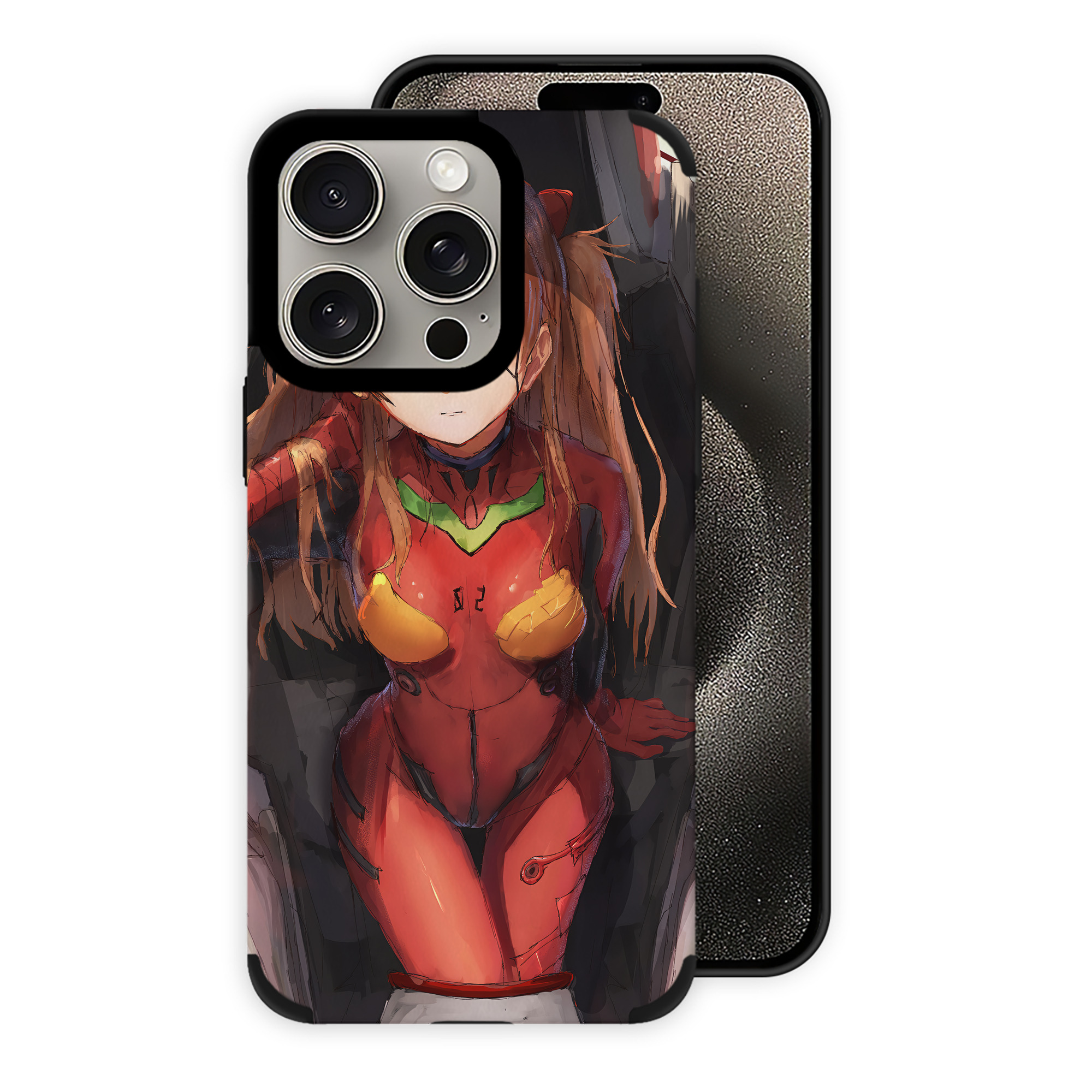（画像用） EVA 新世紀エヴァンゲリオン 【iPhone15ProMax対応】 PUレザー スマホケース 耐衝撃＆黄変防止