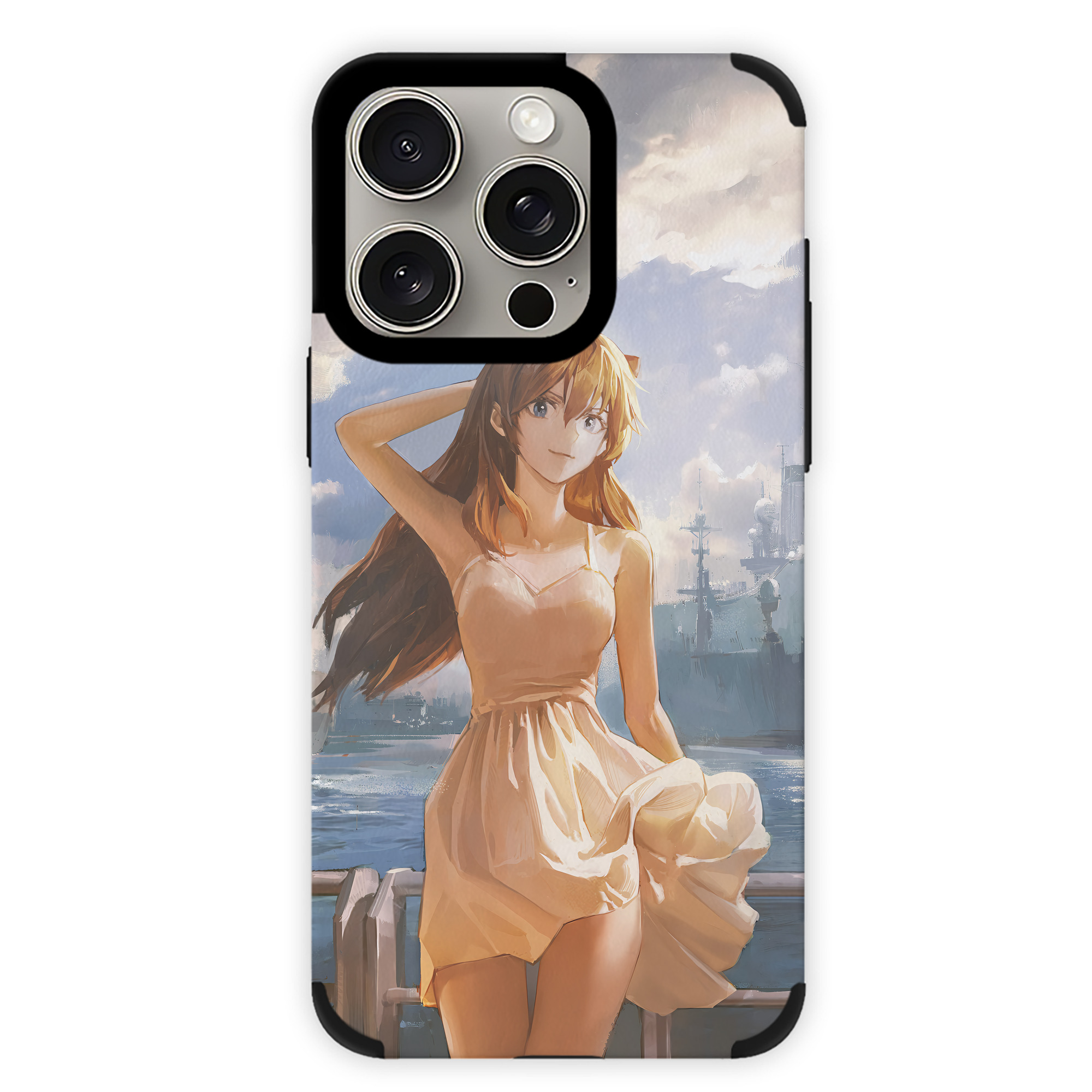 （画像用） EVA 新世紀エヴァンゲリオン 【iPhone15ProMax対応】 PUレザー スマホケース 耐衝撃＆黄変防止