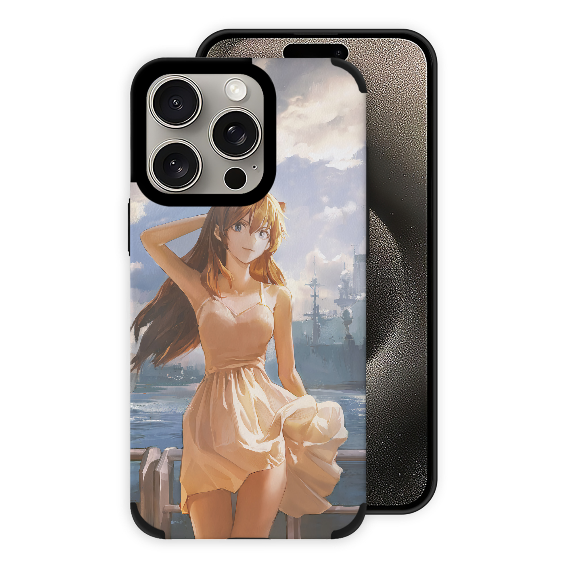 （画像用） EVA 新世紀エヴァンゲリオン 【iPhone15ProMax対応】 PUレザー スマホケース 耐衝撃＆黄変防止