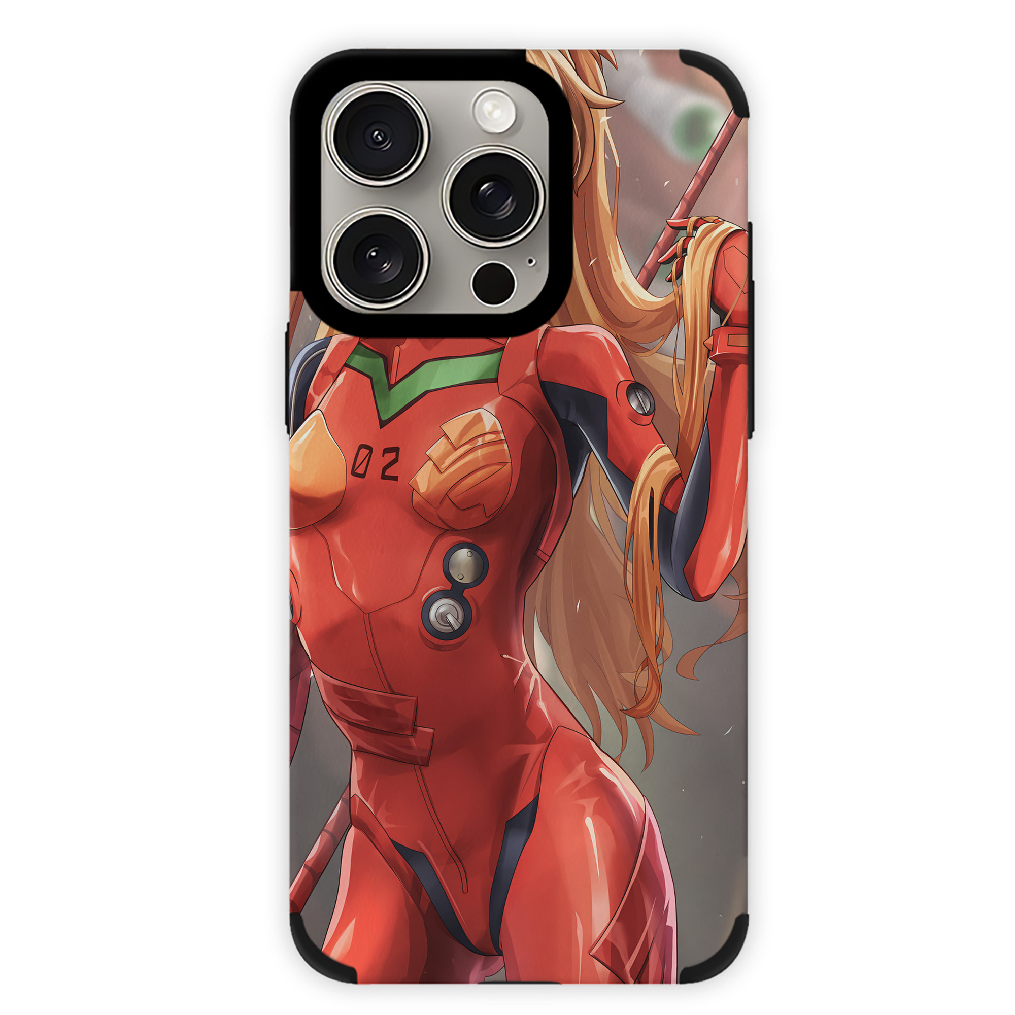 （画像用） EVA 新世紀エヴァンゲリオン 【iPhone15ProMax対応】 PUレザー スマホケース 耐衝撃＆黄変防止