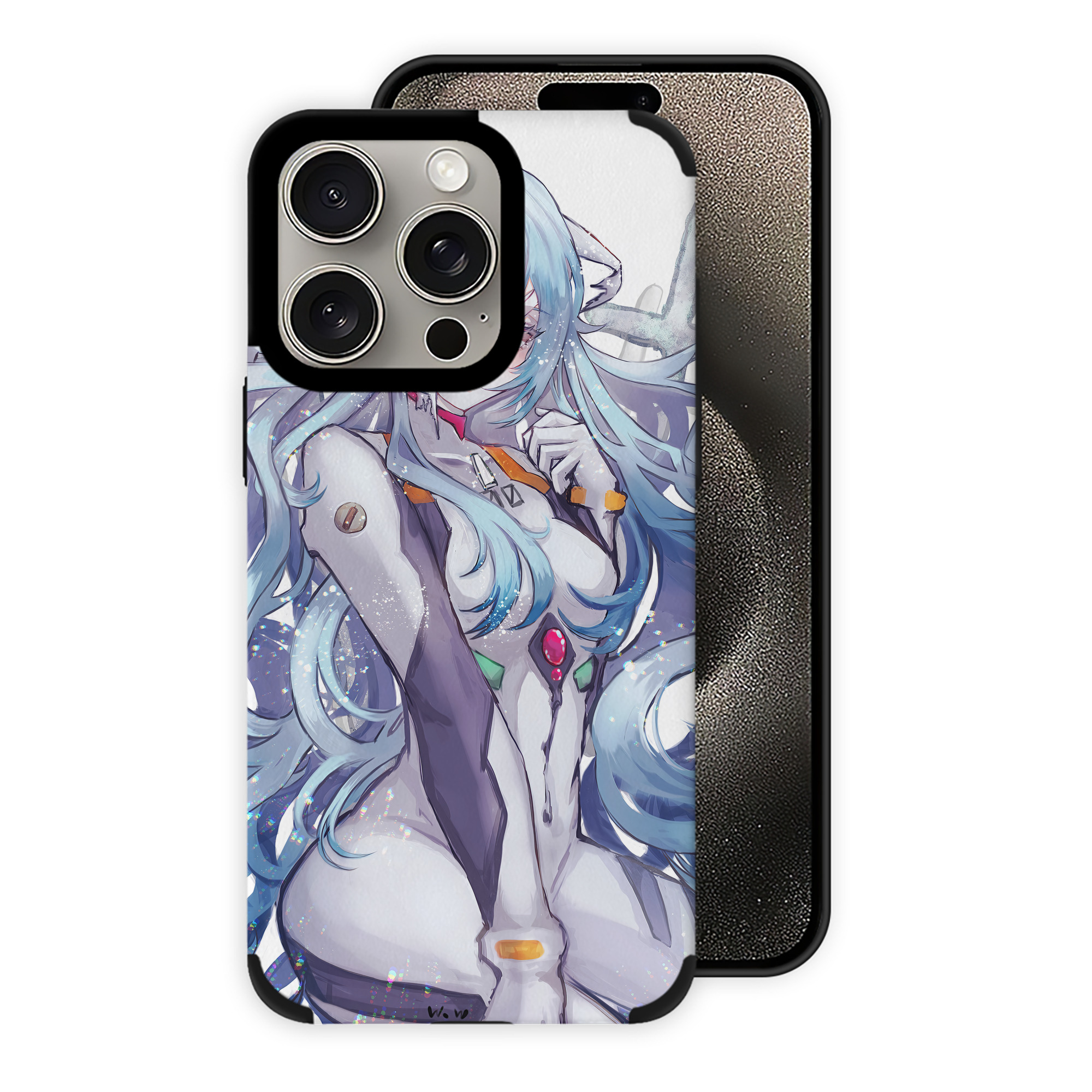 （画像用） EVA 新世紀エヴァンゲリオン 【iPhone15ProMax対応】 PUレザー スマホケース 耐衝撃＆黄変防止