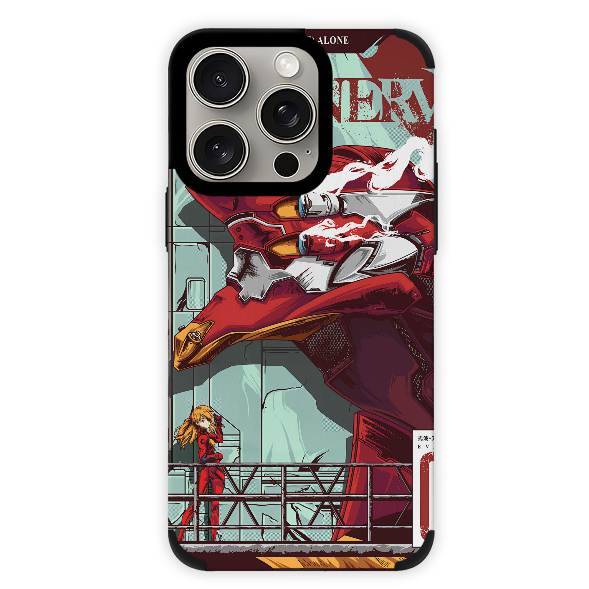 （画像用） EVA 新世紀エヴァンゲリオン 【iPhone15ProMax対応】 PUレザー スマホケース 耐衝撃＆黄変防止