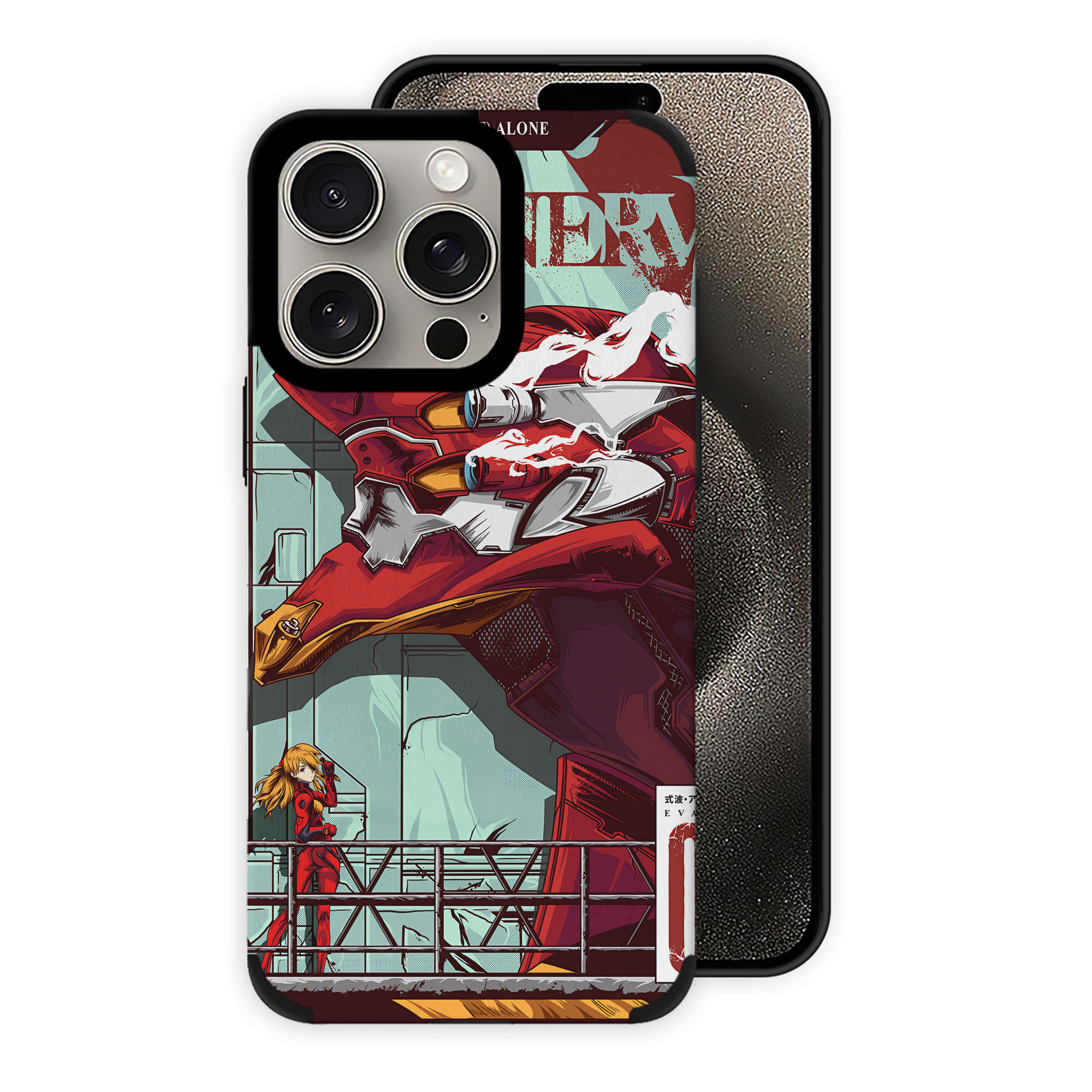 （画像用） EVA 新世紀エヴァンゲリオン 【iPhone15ProMax対応】 PUレザー スマホケース 耐衝撃＆黄変防止