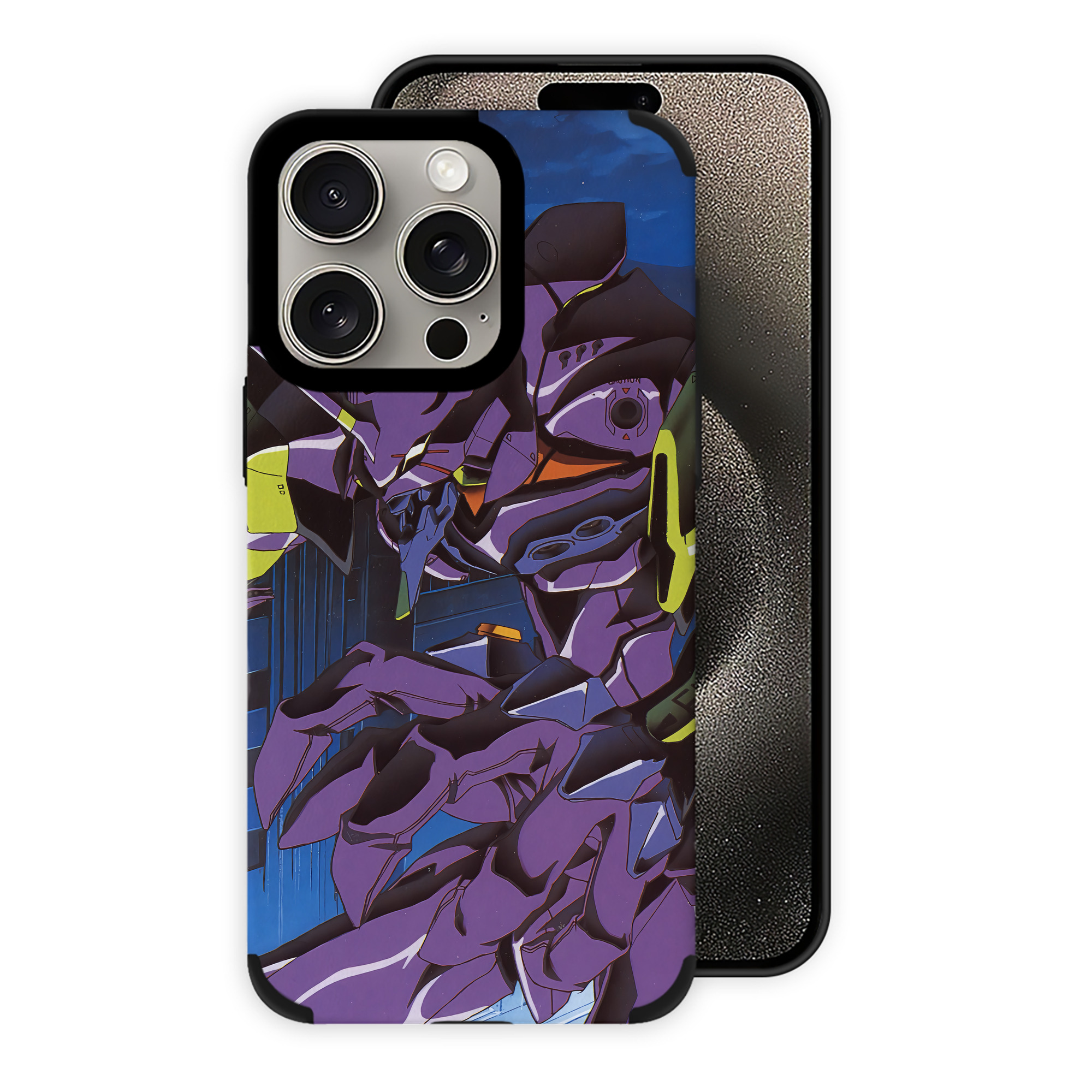 （画像用） EVA 新世紀エヴァンゲリオン 【iPhone15ProMax対応】 PUレザー スマホケース 耐衝撃＆黄変防止