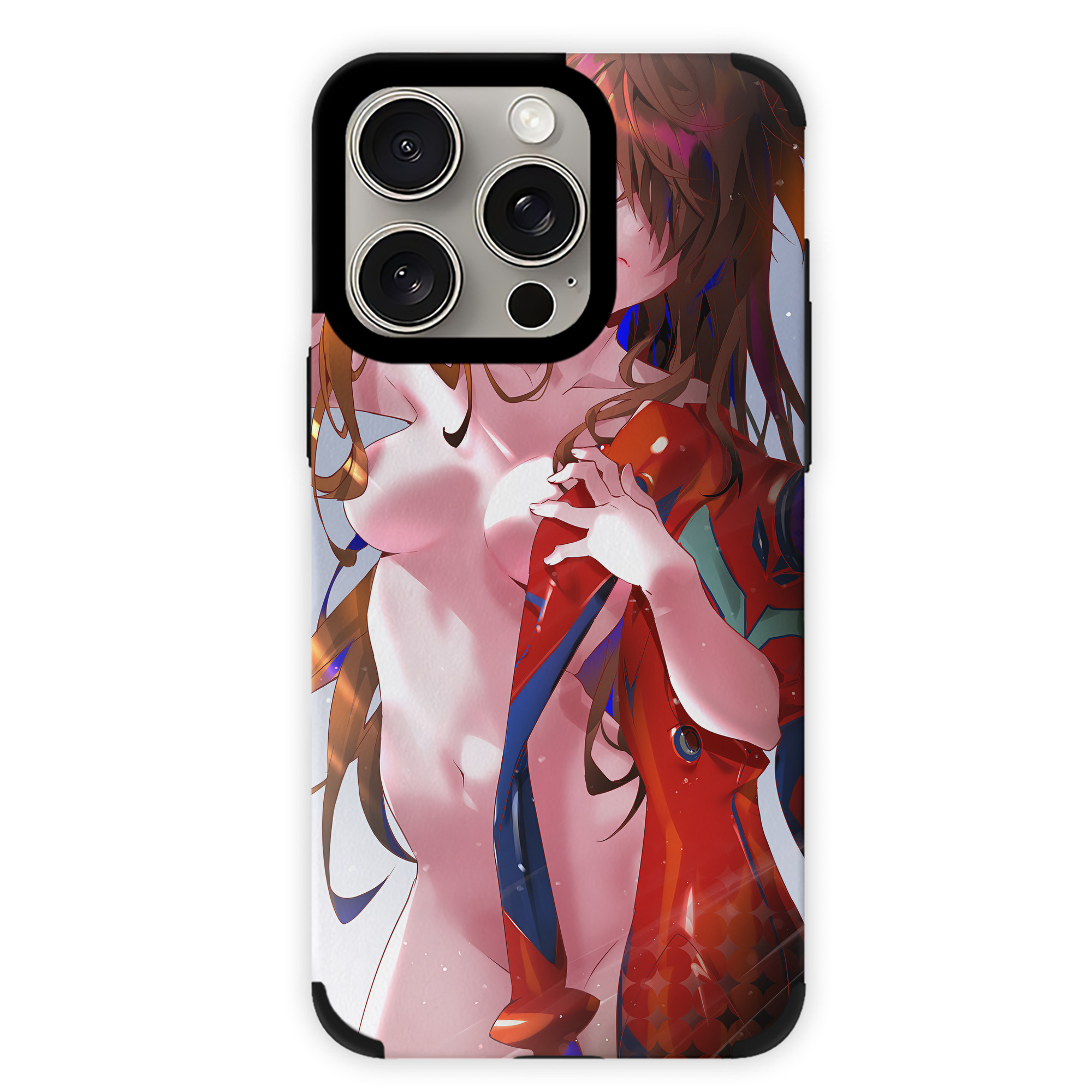 （画像用） EVA 新世紀エヴァンゲリオン 【iPhone15ProMax対応】 PUレザー スマホケース 耐衝撃＆黄変防止