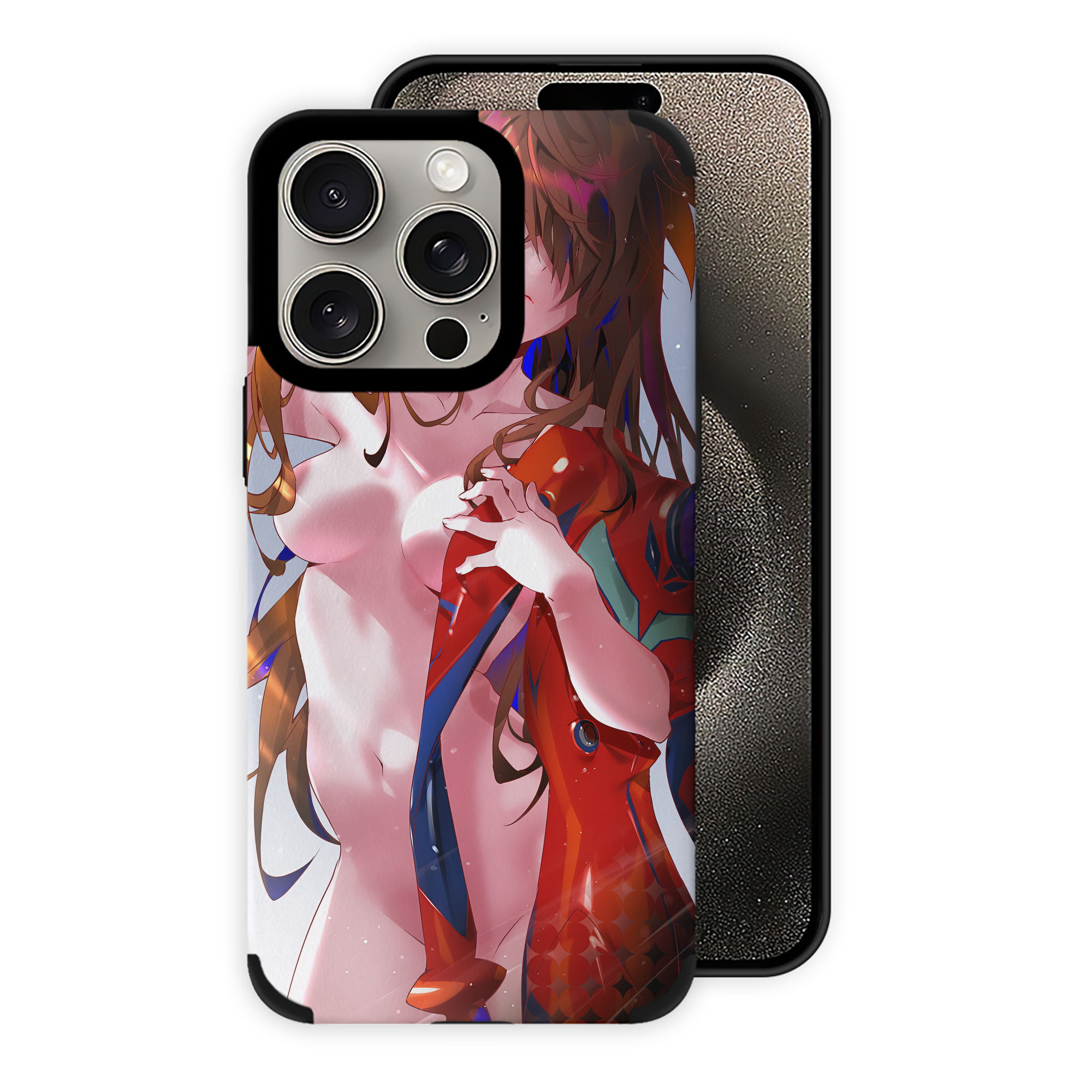（画像用） EVA 新世紀エヴァンゲリオン 【iPhone15ProMax対応】 PUレザー スマホケース 耐衝撃＆黄変防止