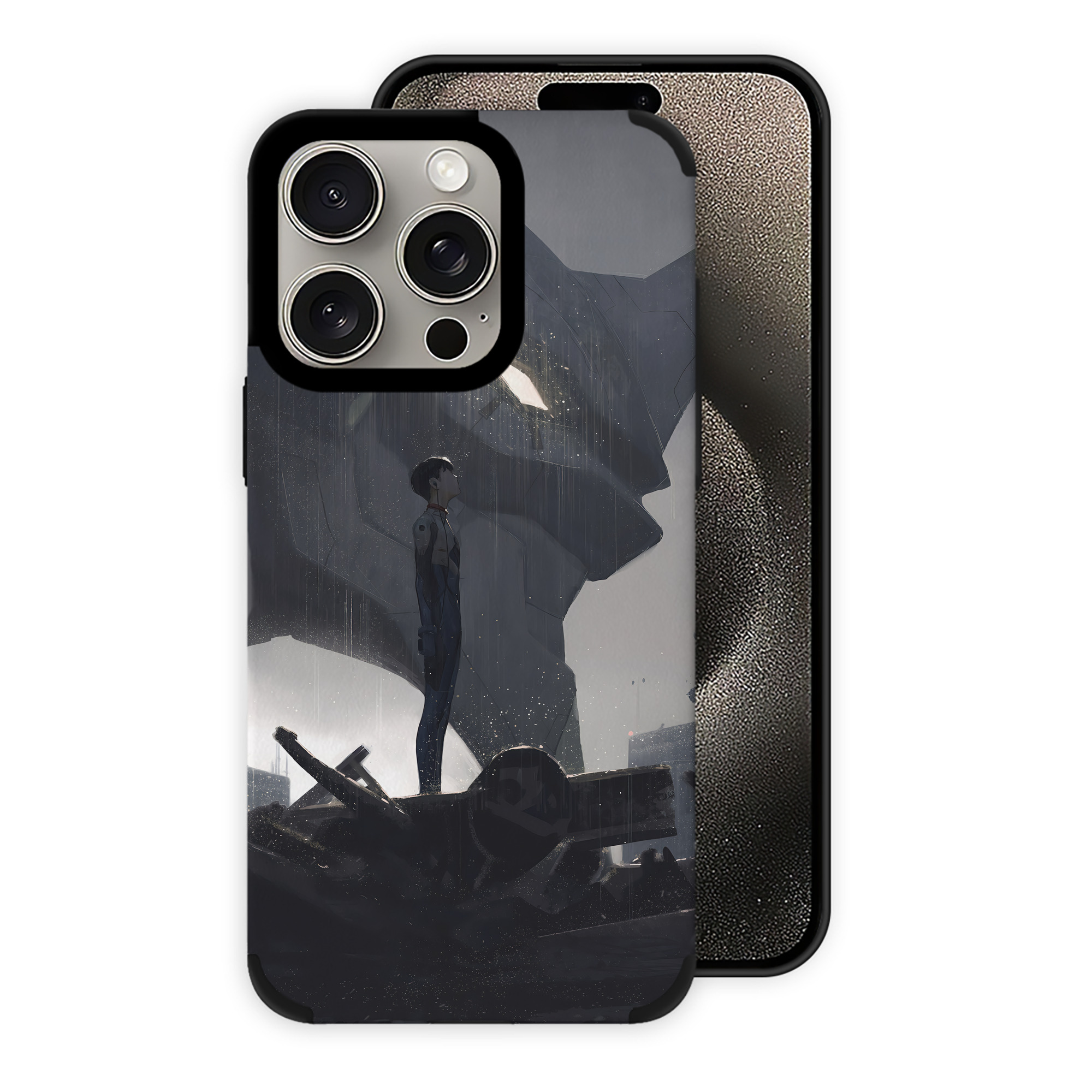 （画像用） EVA 新世紀エヴァンゲリオン 【iPhone15ProMax対応】 PUレザー スマホケース 耐衝撃＆黄変防止