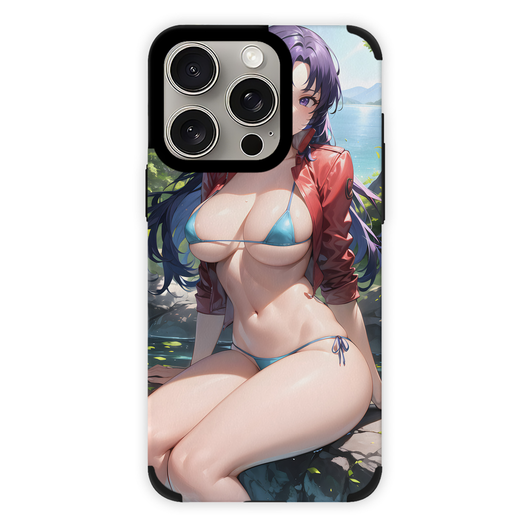 （画像用） EVA 新世紀エヴァンゲリオン 【iPhone15ProMax対応】 PUレザー スマホケース 耐衝撃＆黄変防止
