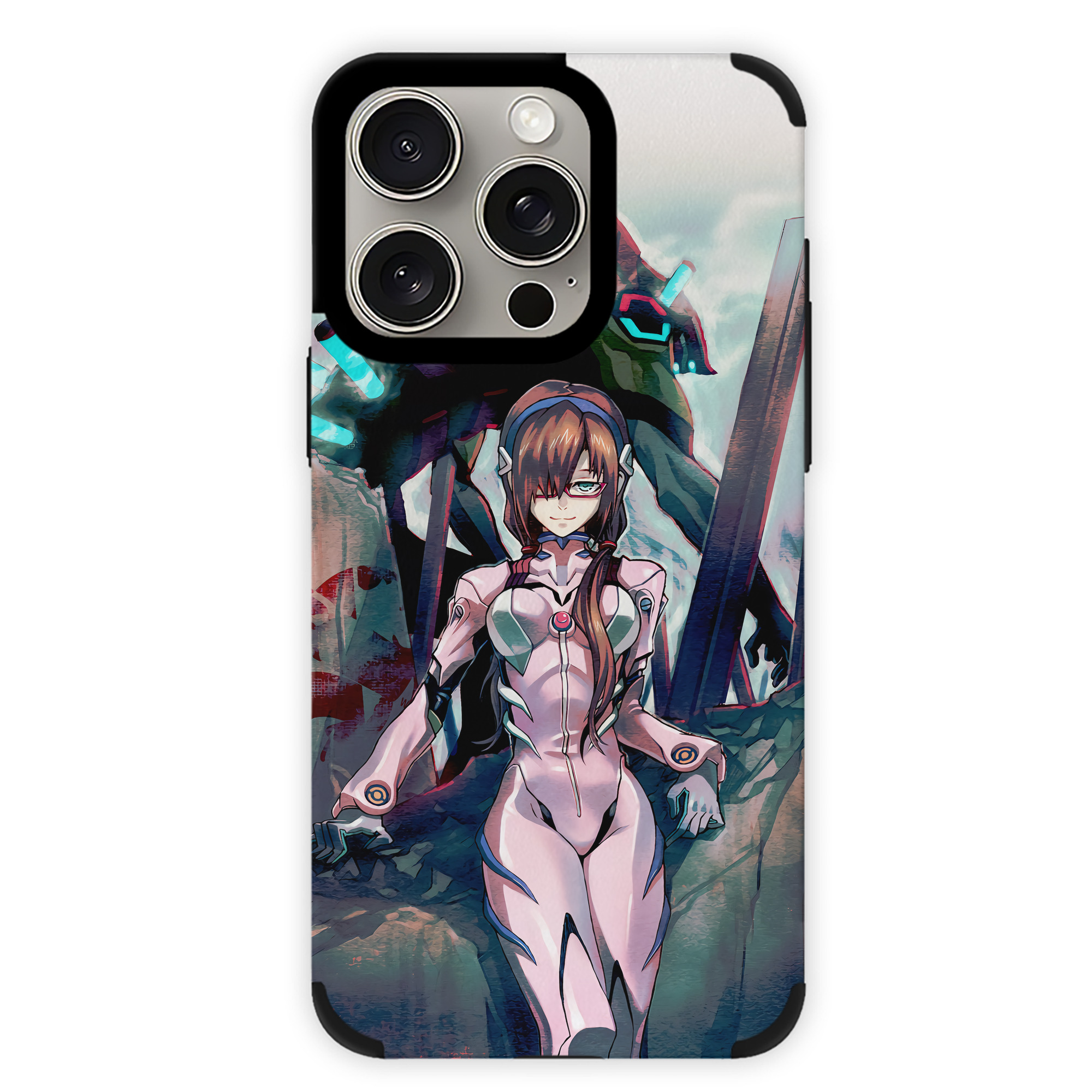（画像用） EVA 新世紀エヴァンゲリオン 【iPhone15ProMax対応】 PUレザー スマホケース 耐衝撃＆黄変防止