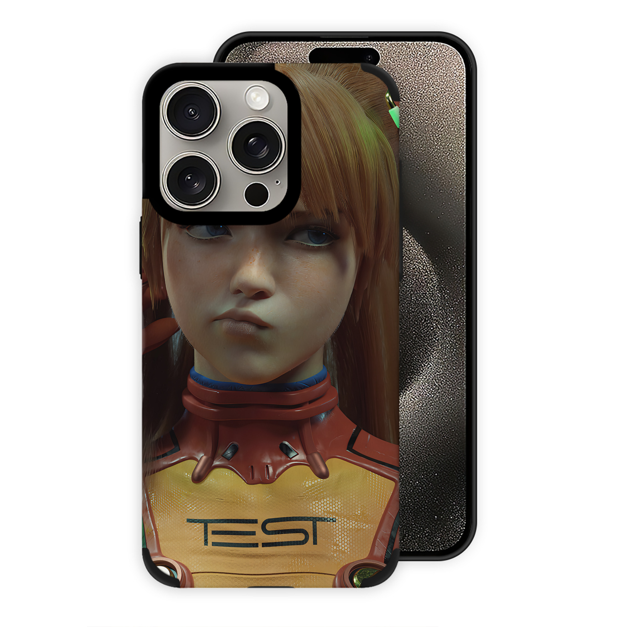 （画像用） EVA 新世紀エヴァンゲリオン 【iPhone15ProMax対応】 PUレザー スマホケース 耐衝撃＆黄変防止