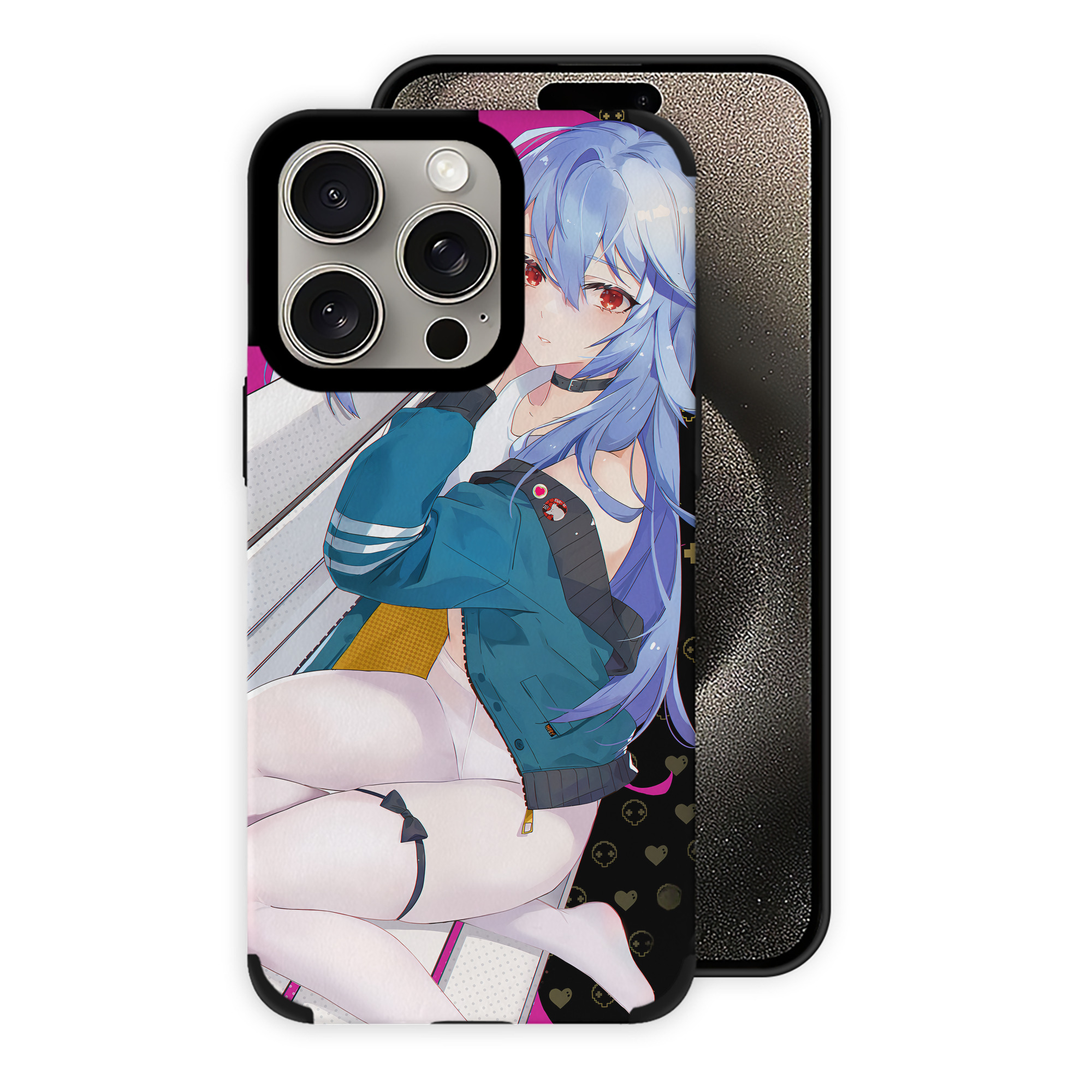 （画像用） EVA 新世紀エヴァンゲリオン 【iPhone15ProMax対応】 PUレザー スマホケース 耐衝撃＆黄変防止
