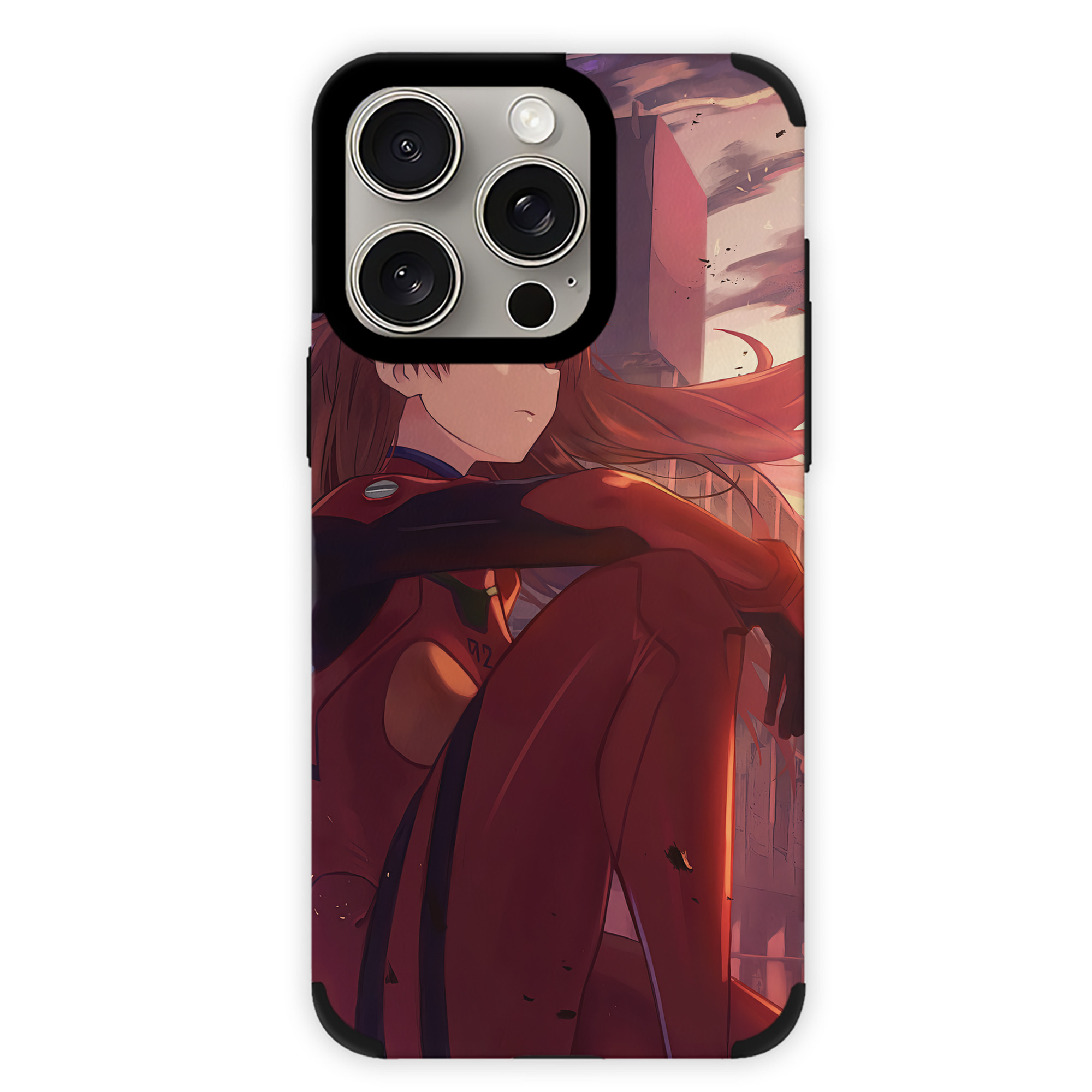 （画像用） EVA 新世紀エヴァンゲリオン 【iPhone15ProMax対応】 PUレザー スマホケース 耐衝撃＆黄変防止