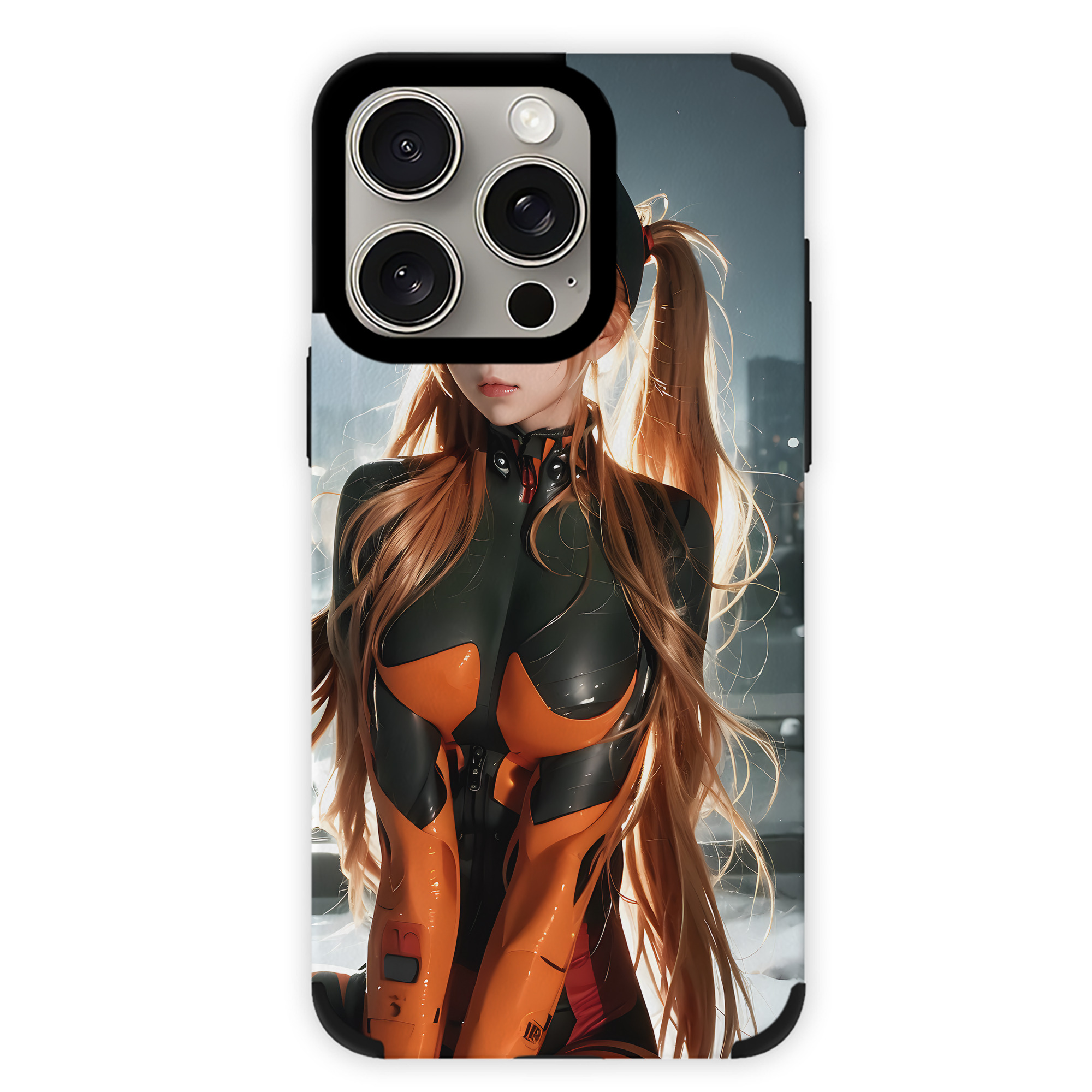 （画像用） EVA 新世紀エヴァンゲリオン 【iPhone15ProMax対応】 PUレザー スマホケース 耐衝撃＆黄変防止