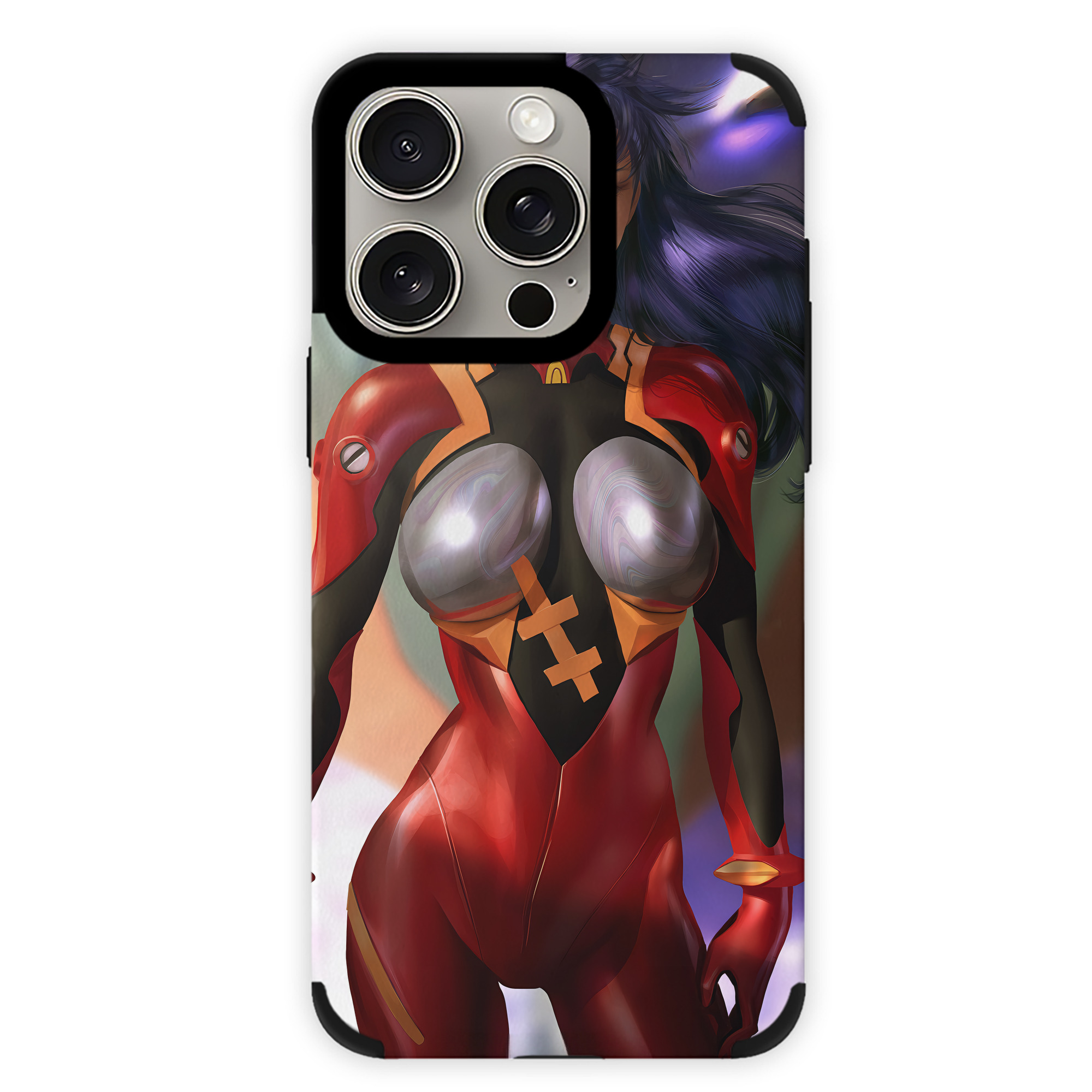 （画像用） EVA 新世紀エヴァンゲリオン 【iPhone15ProMax対応】 PUレザー スマホケース 耐衝撃＆黄変防止