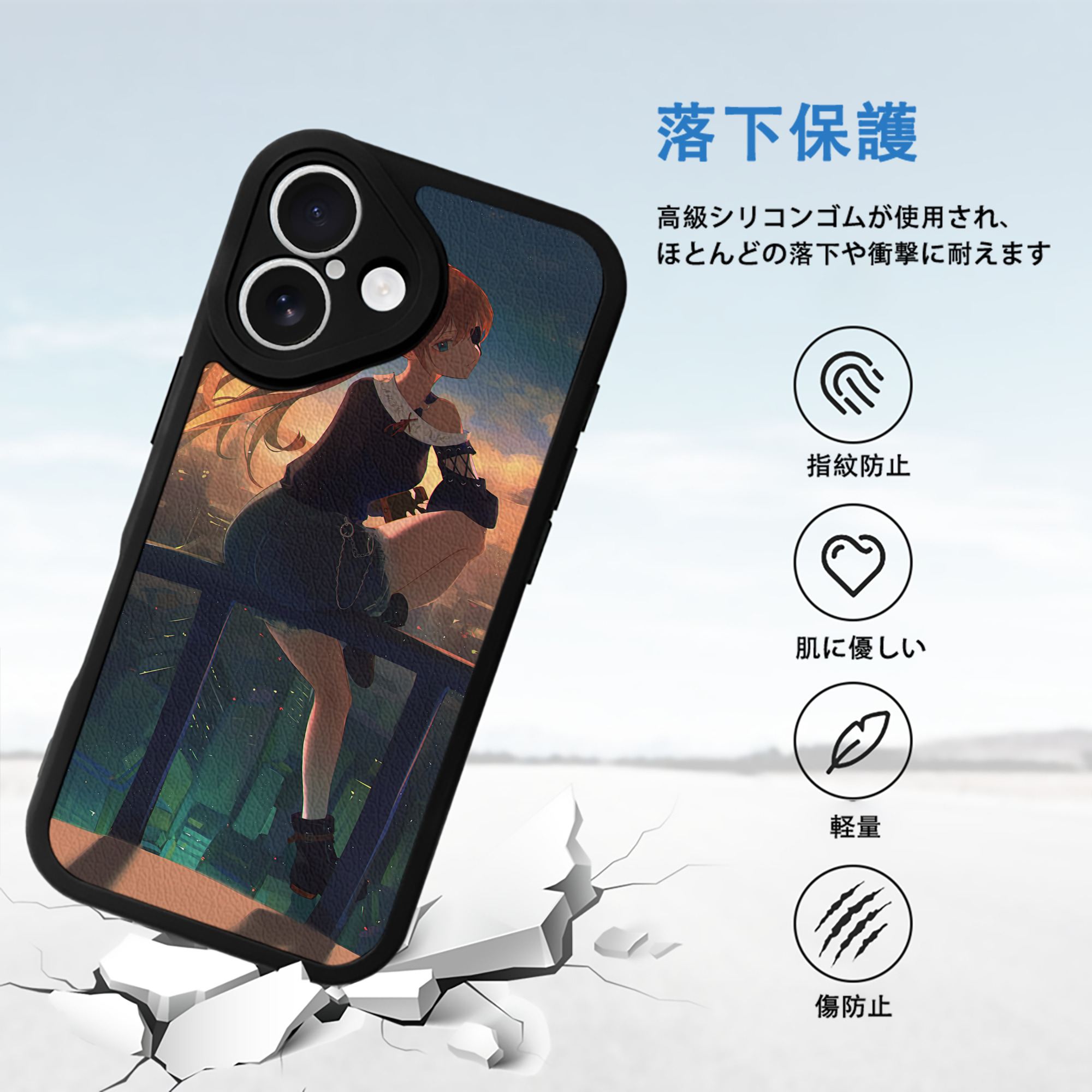 EVA 新世紀エヴァンゲリオン 【iPhone 16シリーズ対応】シリコンスマホケース（レザー調） 材質：シリコン