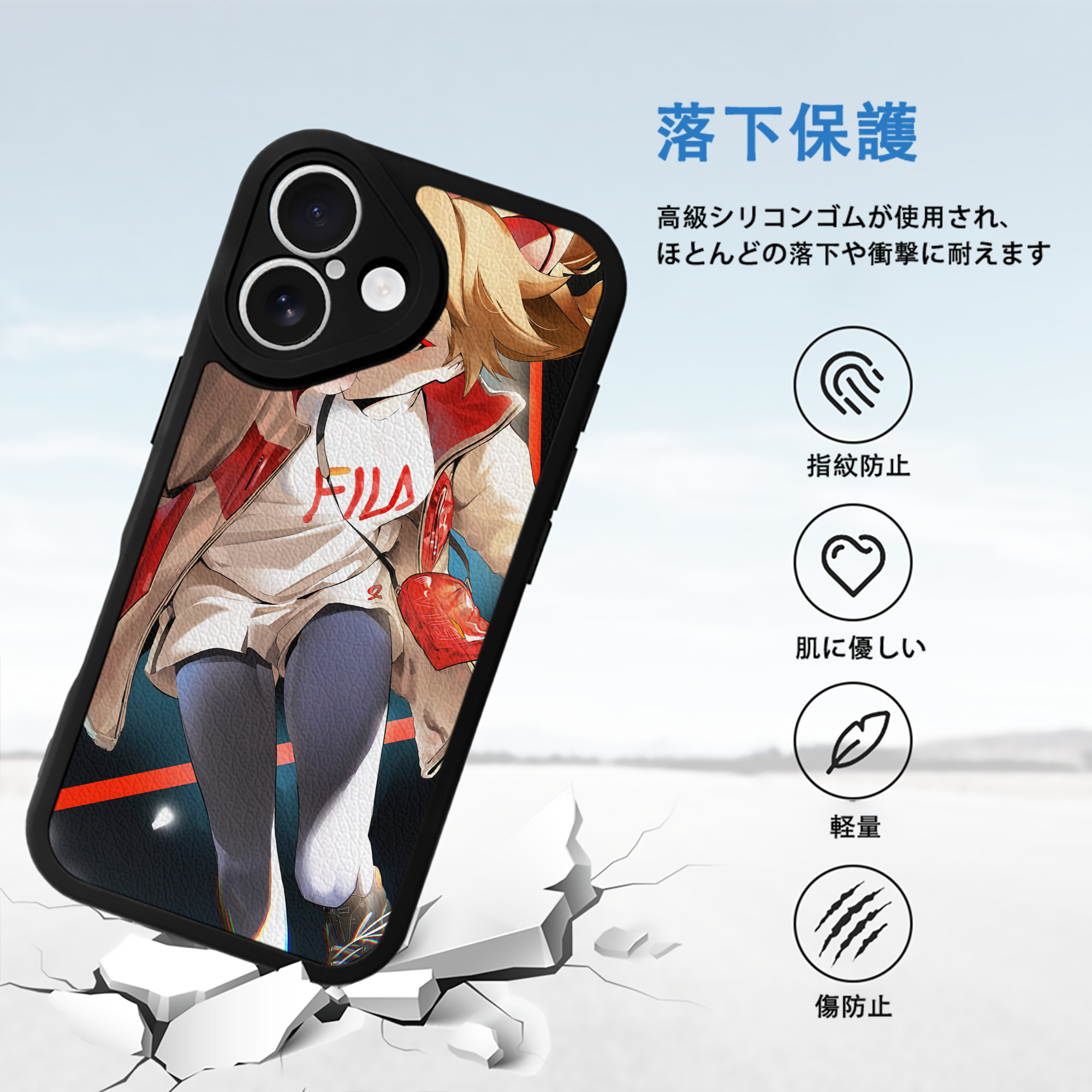 EVA 新世紀エヴァンゲリオン 【iPhone 16シリーズ対応】シリコンスマホケース（レザー調） 材質：シリコン