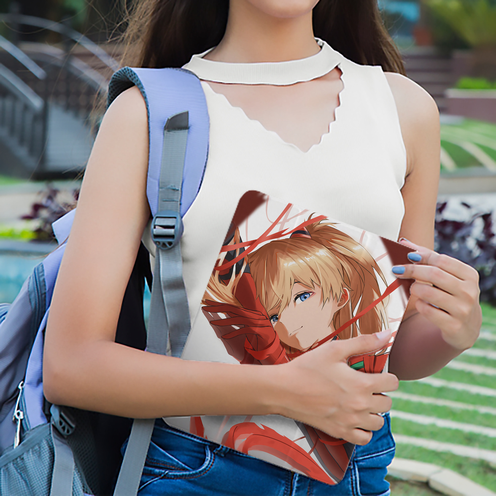 EVA 新世紀エヴァンゲリオン IPad ケース ペン収納付き 三つ折りスタンド PUレザー×シリコン 対応機種9.5/10.5/10.9インチ