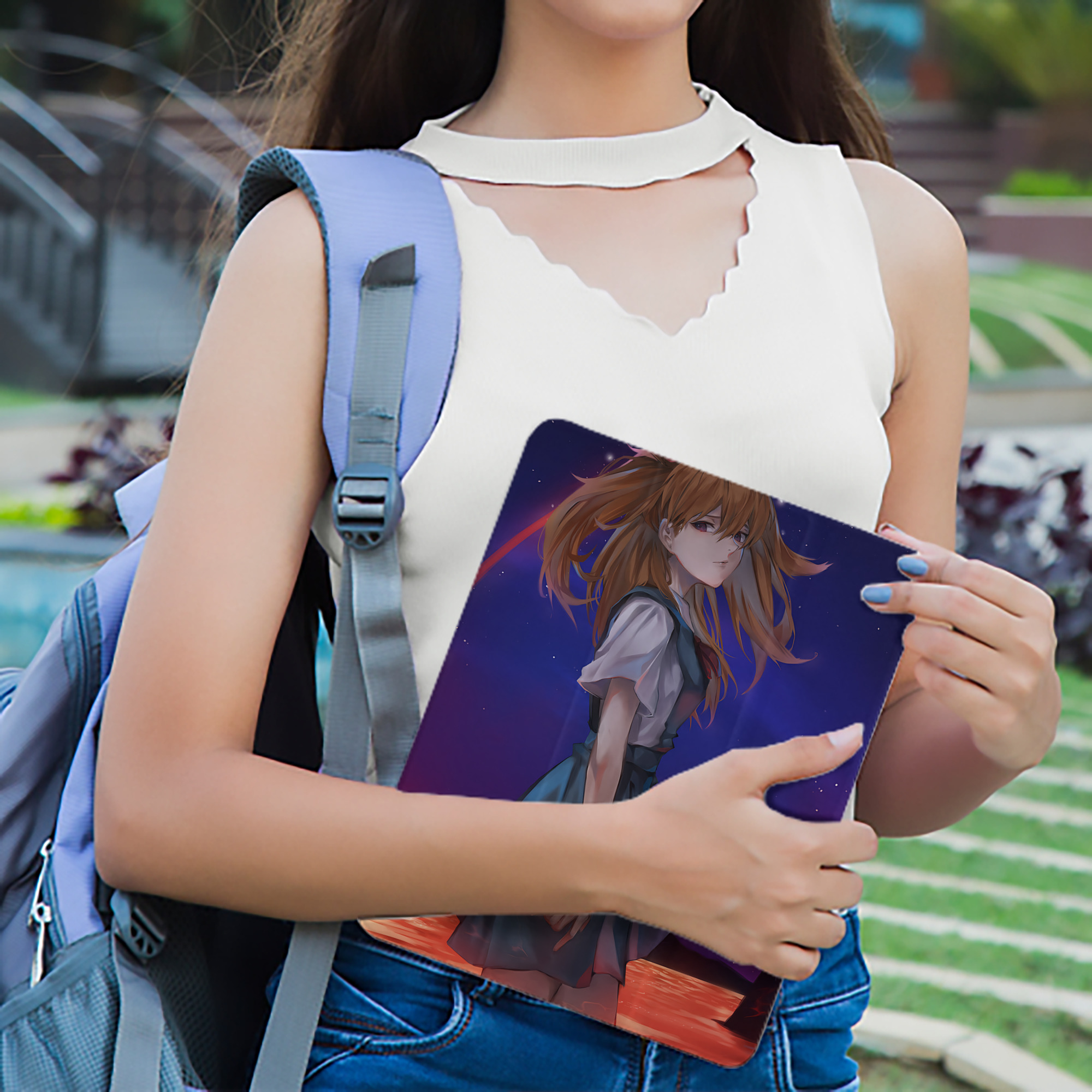EVA 新世紀エヴァンゲリオン IPad ケース ペン収納付き 三つ折りスタンド PUレザー×シリコン 対応機種9.5/10.5/10.9インチ